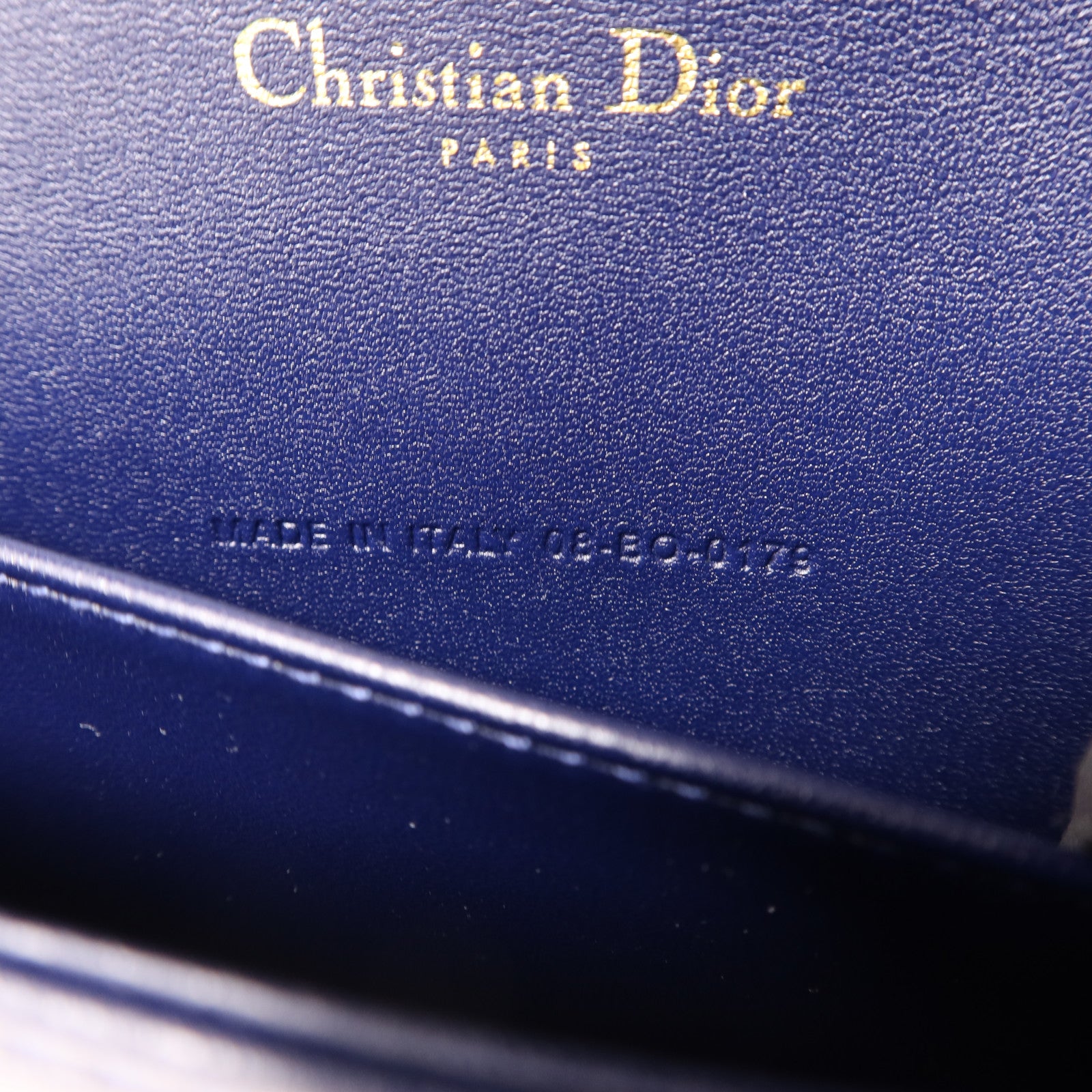 Dior 羊皮皮革Lady Dior Pouch金扣鏈帶肩背袋