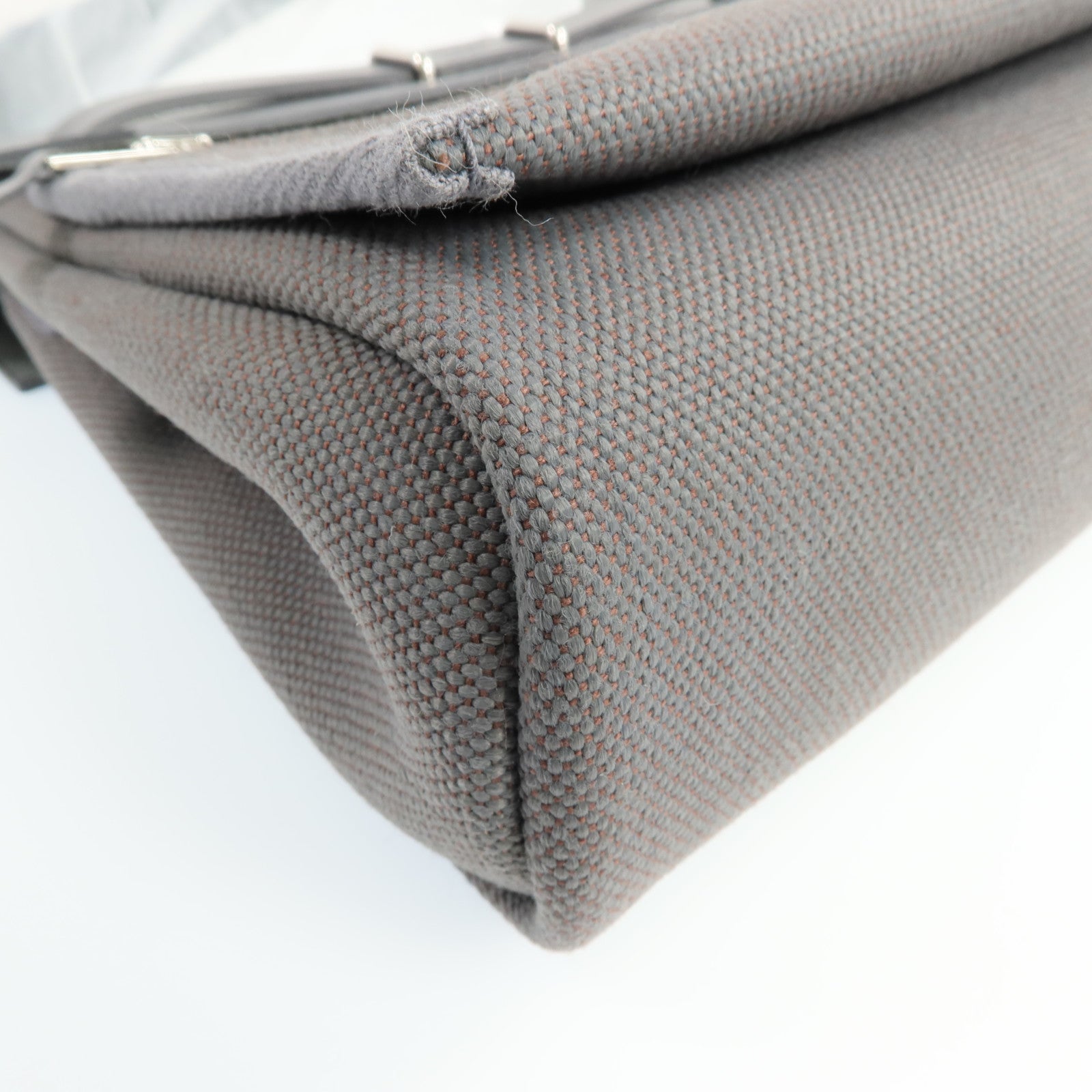 HERMES Vache Hunter皮革Mini Herbag銀扣肩背包