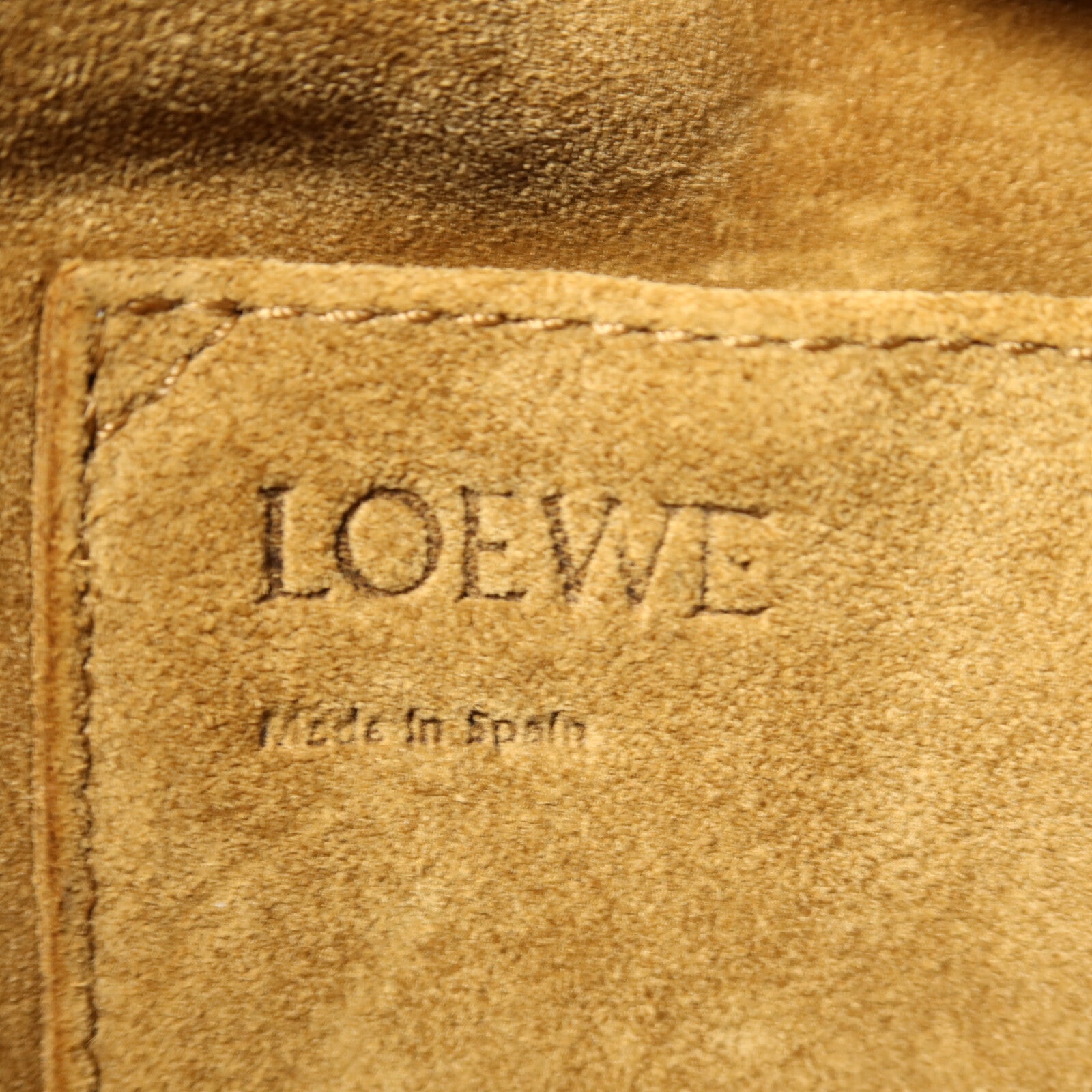 LOEWE 【激減優惠】牛皮皮革/帆布Balloon銀扣肩背袋