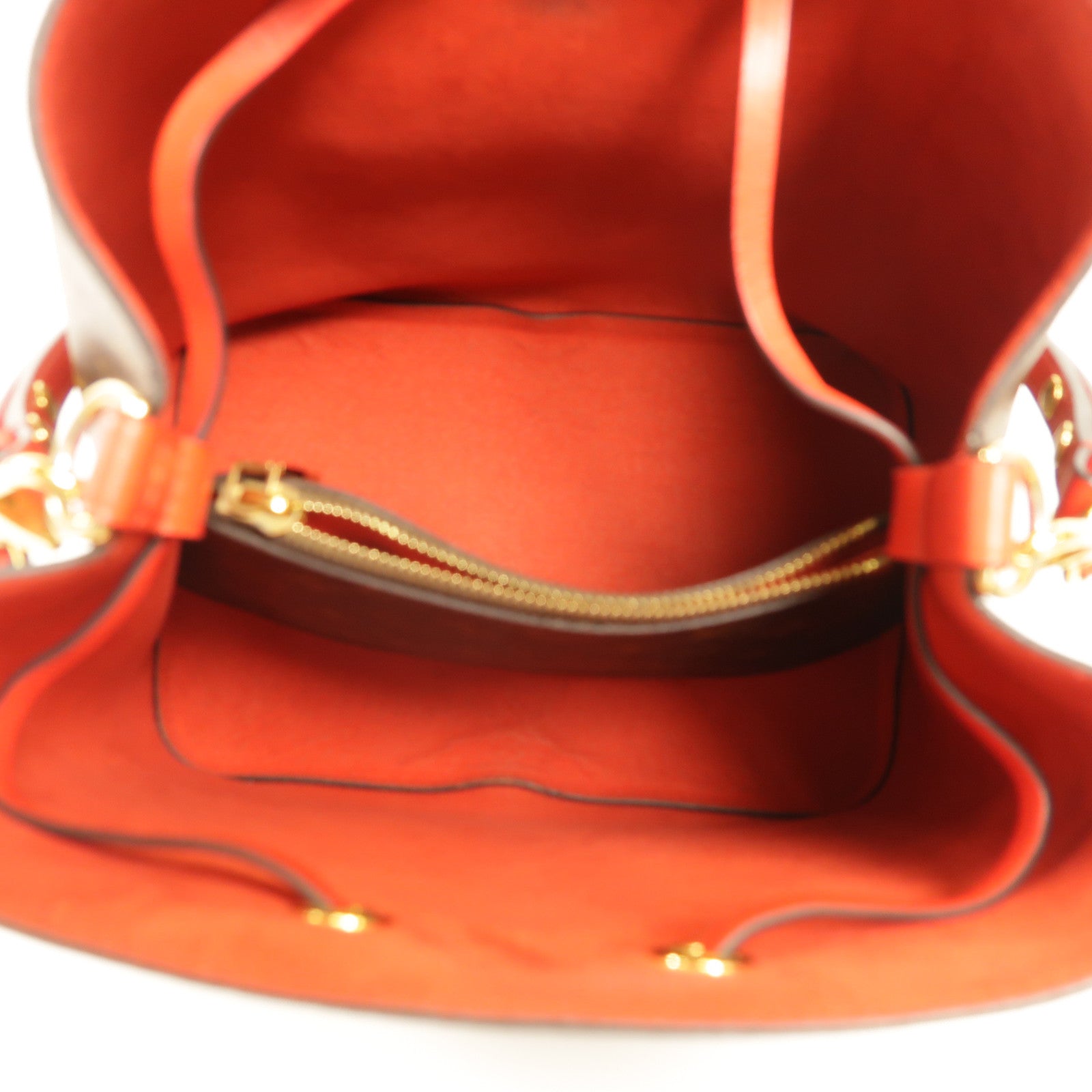 LOUIS VUITTON GHW Neo Noe Bucket Bag Shoulder Handbag M44021 Monogram Coquelicot