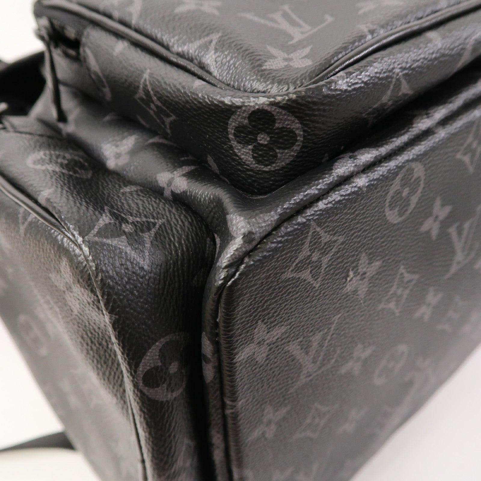 LOUIS VUITTON 【激減優惠】Monogram Eclipse Trio Backpack黑扣背包黑色