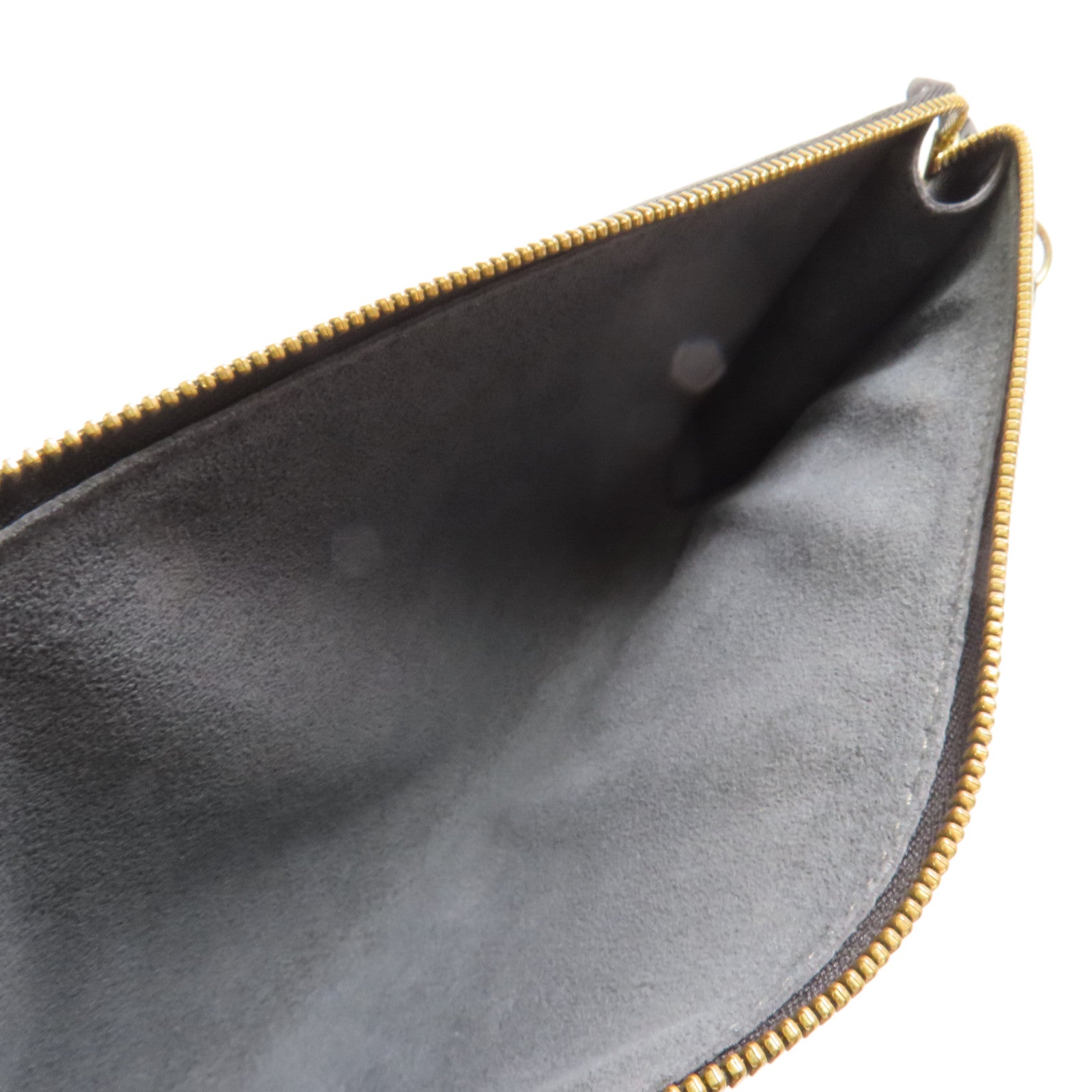 LOUIS VUITTON Epi Pochette Accessories Pouch金扣手挽袋