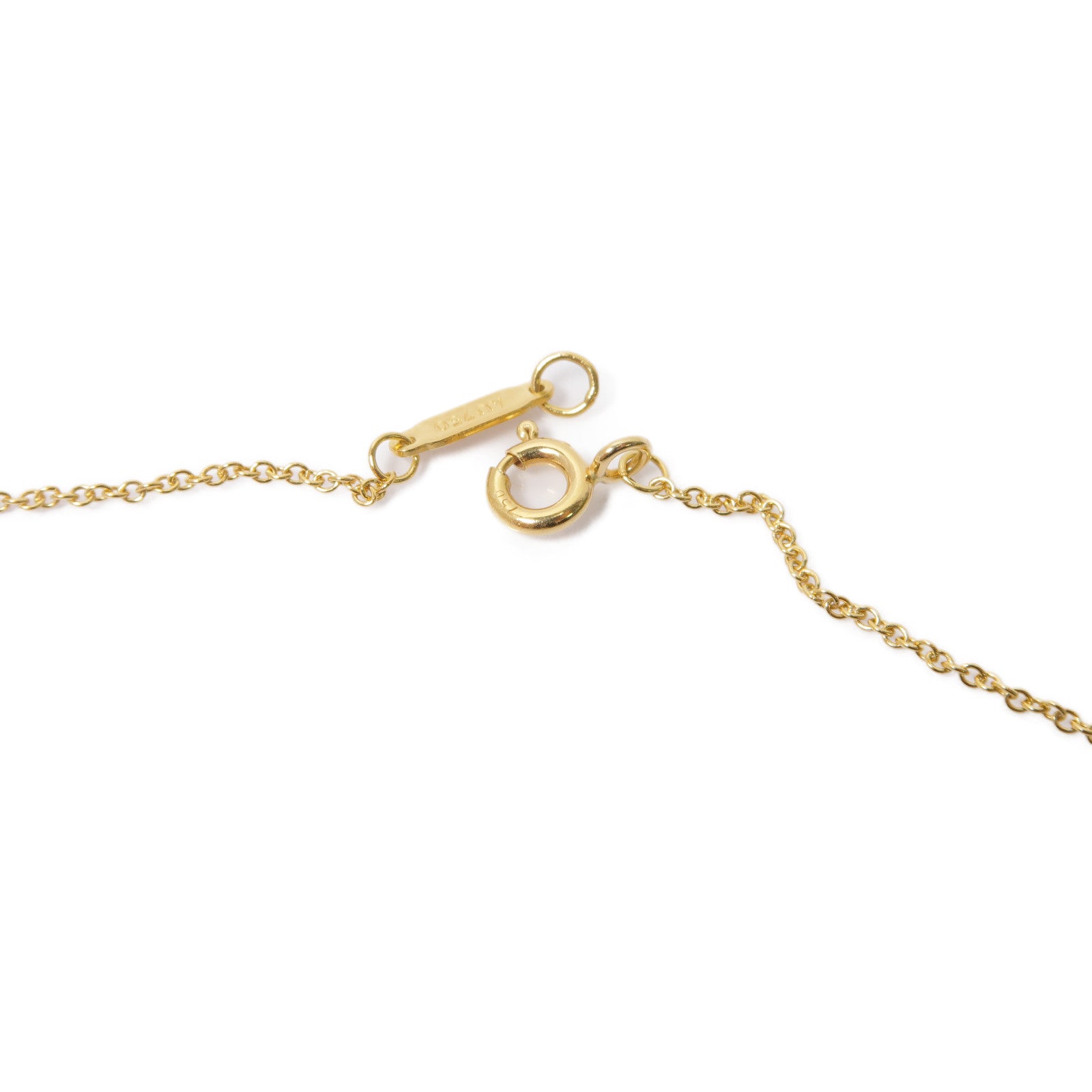 TIFFANY＆CO 18K黃金HeartLock Necklace項鍊