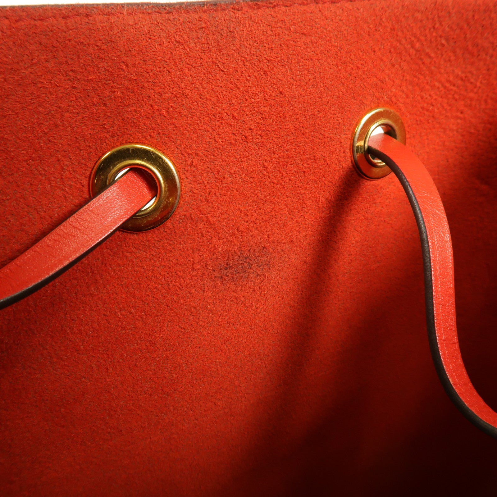 LOUIS VUITTON Monogram Neo Noe Bucket Bag金扣肩背袋Coquelicot/紅色