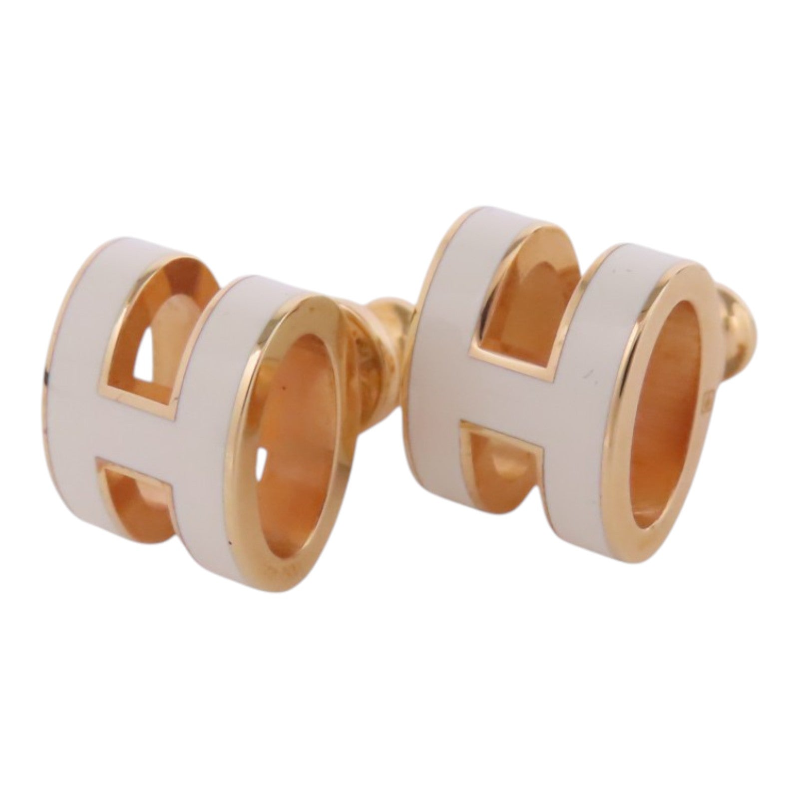 HERMES 金屬/琺瑯PoP H Earrings金扣耳環