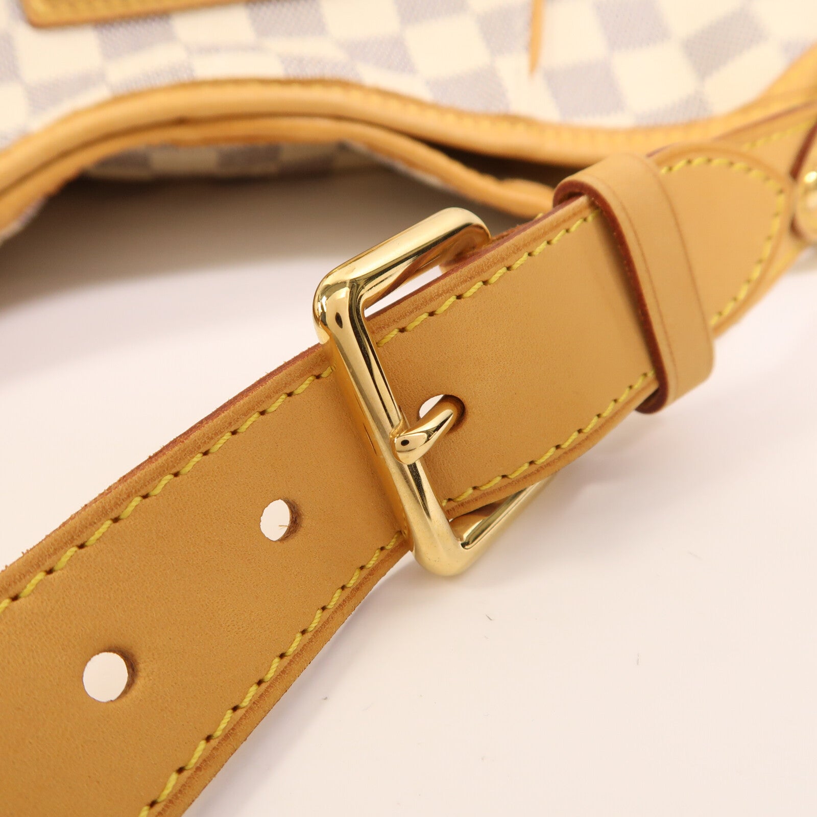 LOUIS VUITTON Damier Azur Galliera PM金扣肩背袋