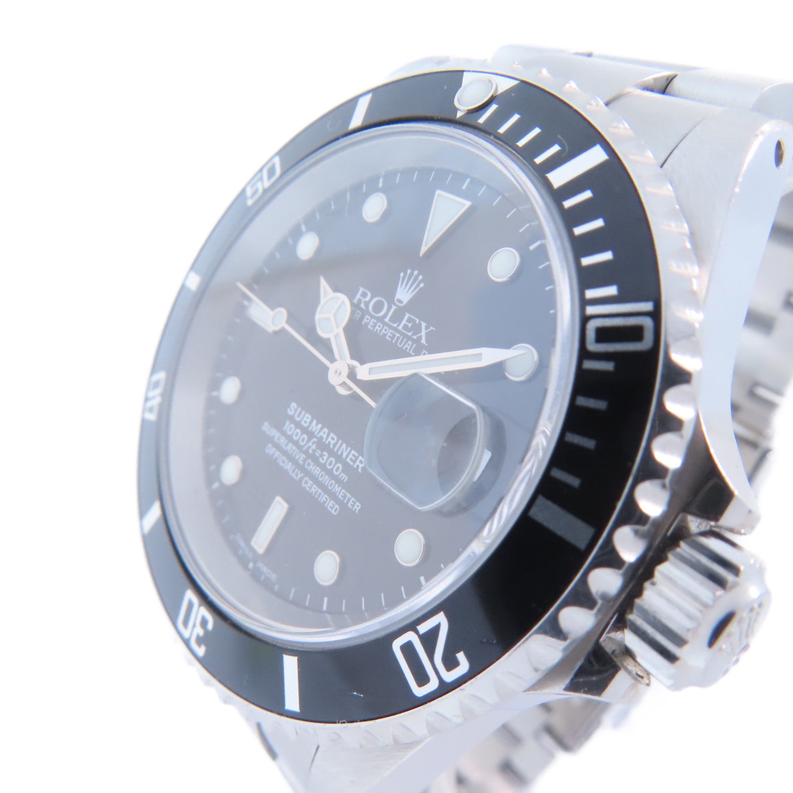 ROLEX Submariner Date不鏽鋼手錶自動機芯黑色