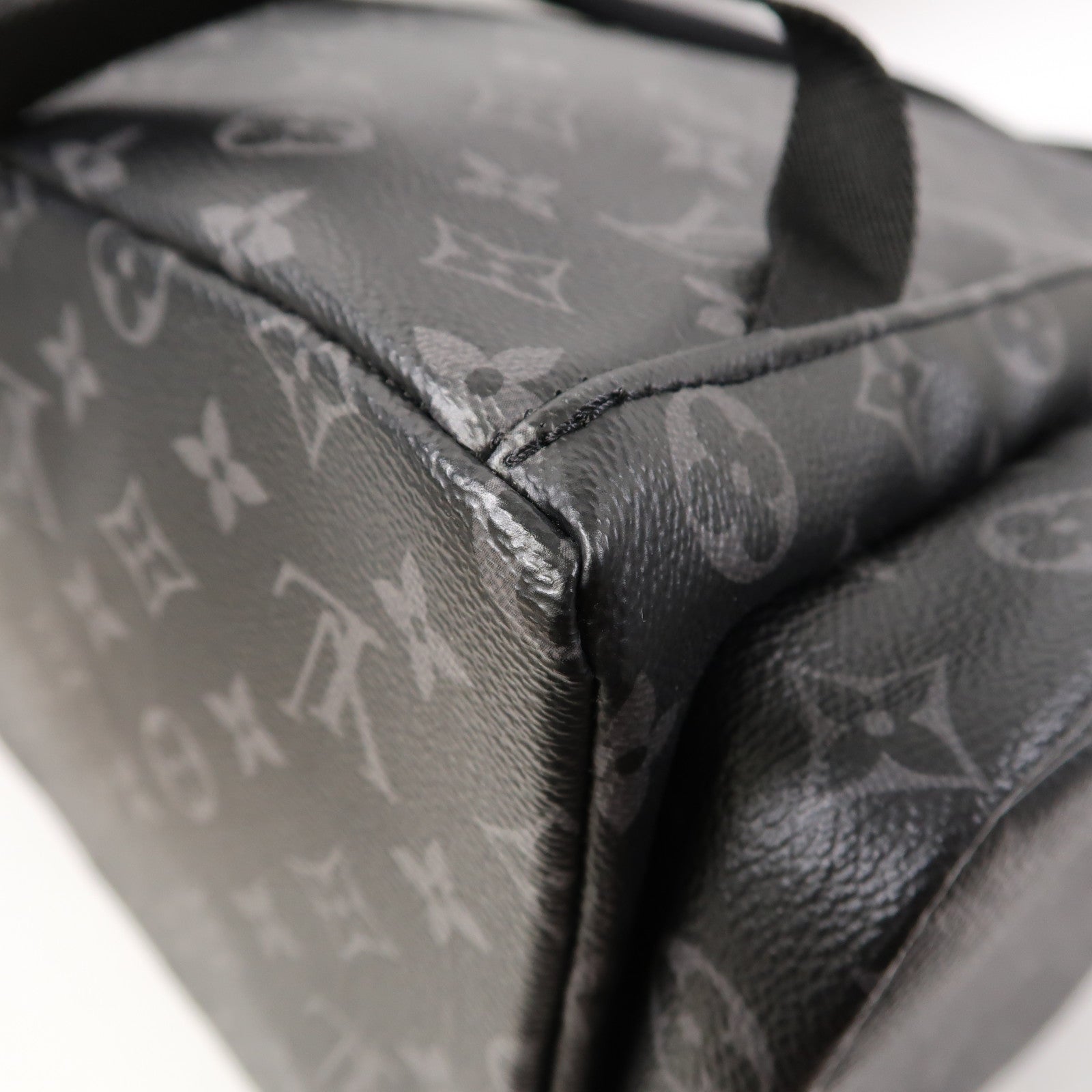 LOUIS VUITTON 【激減優惠】Monogram Eclipse Trio Backpack黑扣背包黑色