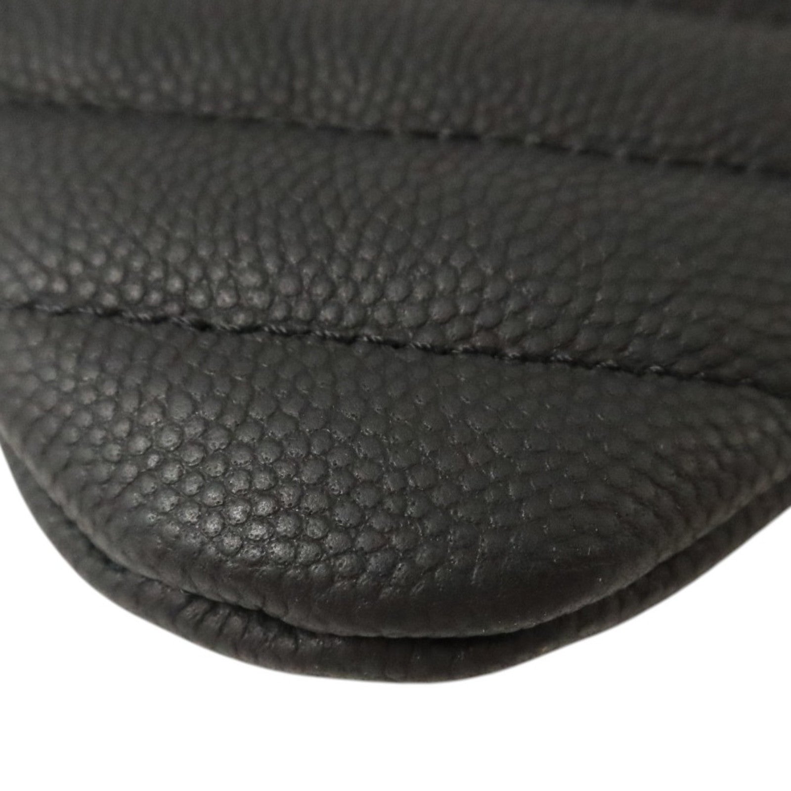 CHANEL 牛皮皮革Chevron O-Case Pouch Medium Clutch金扣手拿包