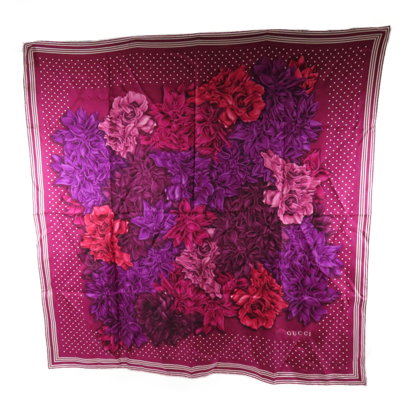GUCCI 【激減優惠】絲質Scarf 120x120絲巾