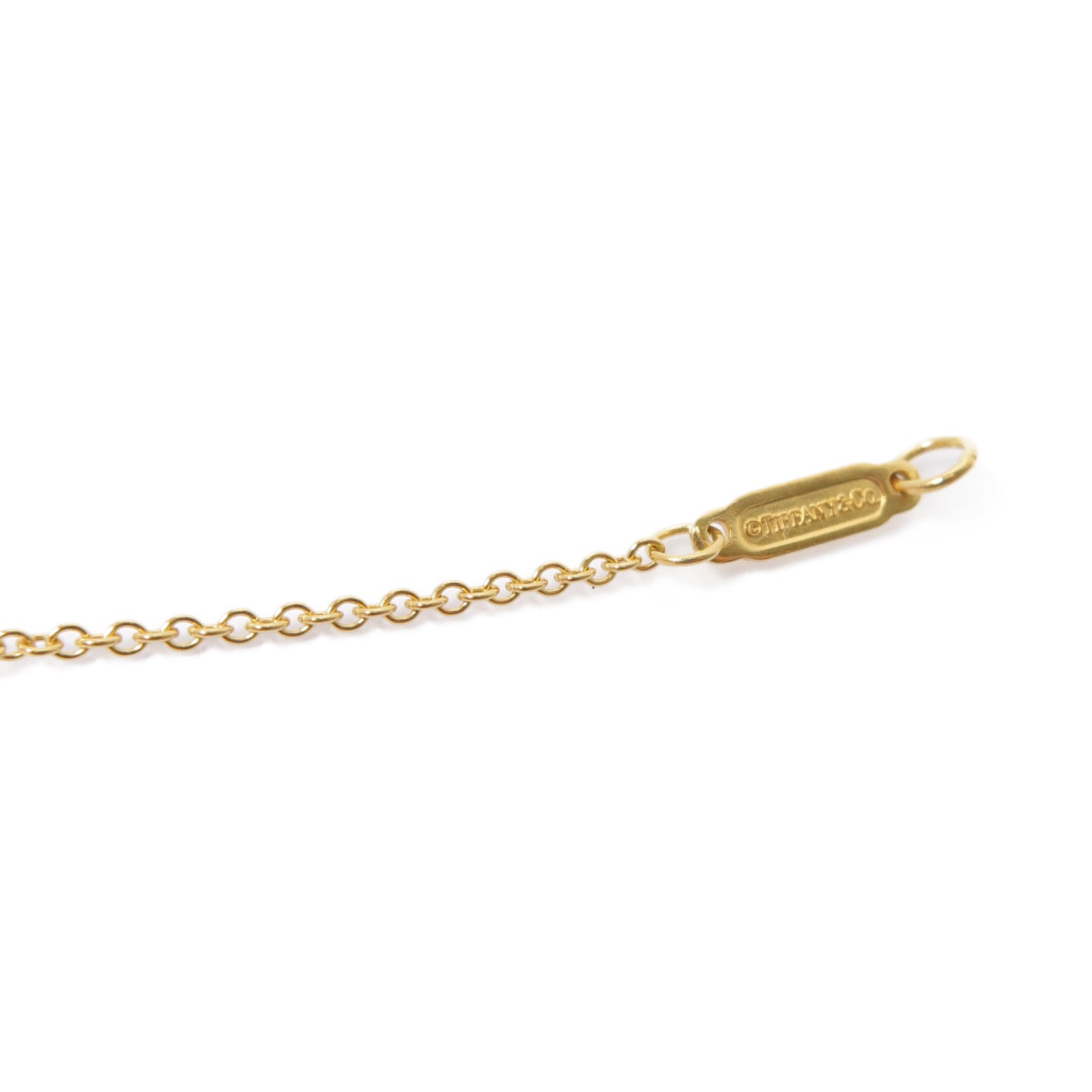 TIFFANY＆CO 18K黃金HeartLock Necklace項鍊