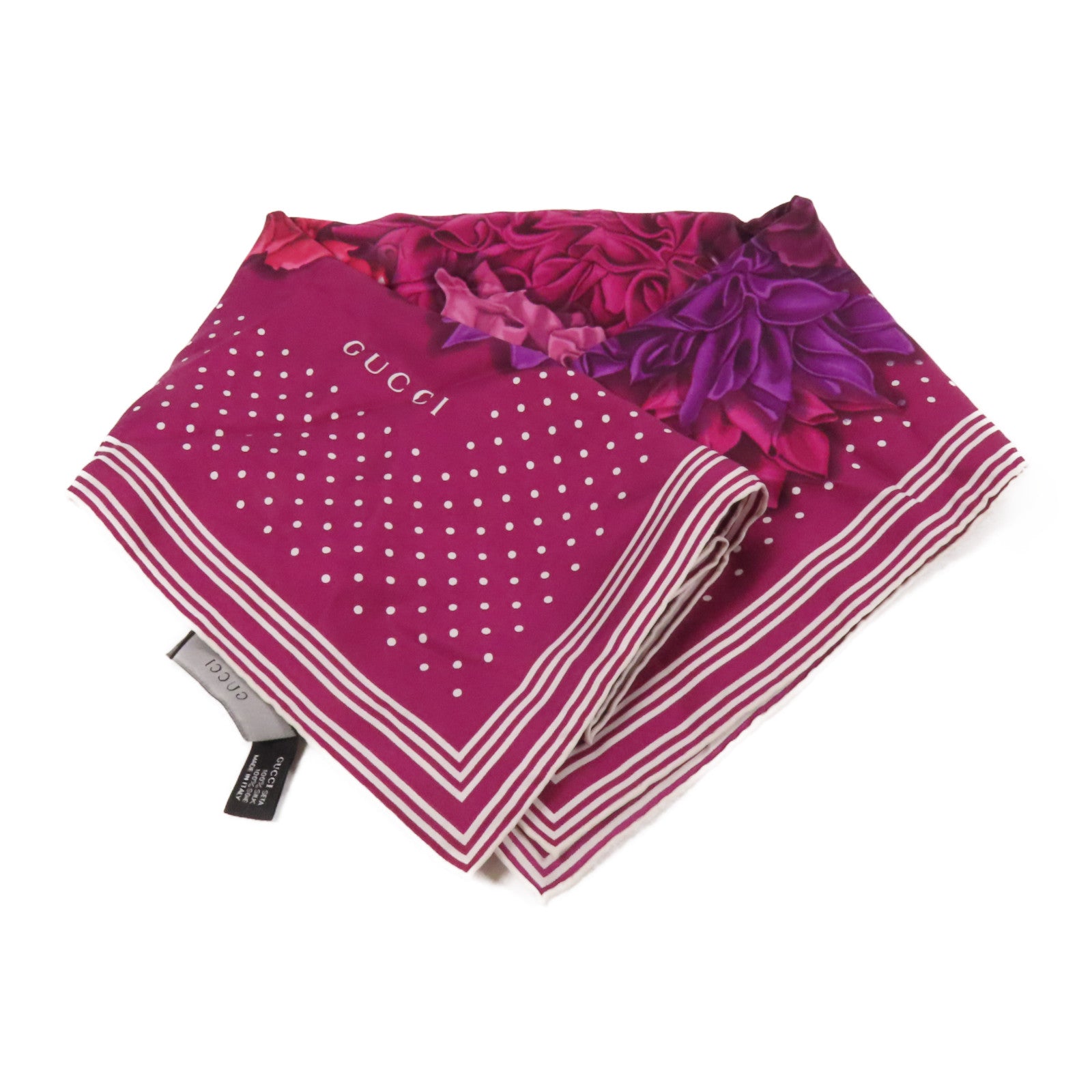 GUCCI 絲質Scarf 120x120絲巾