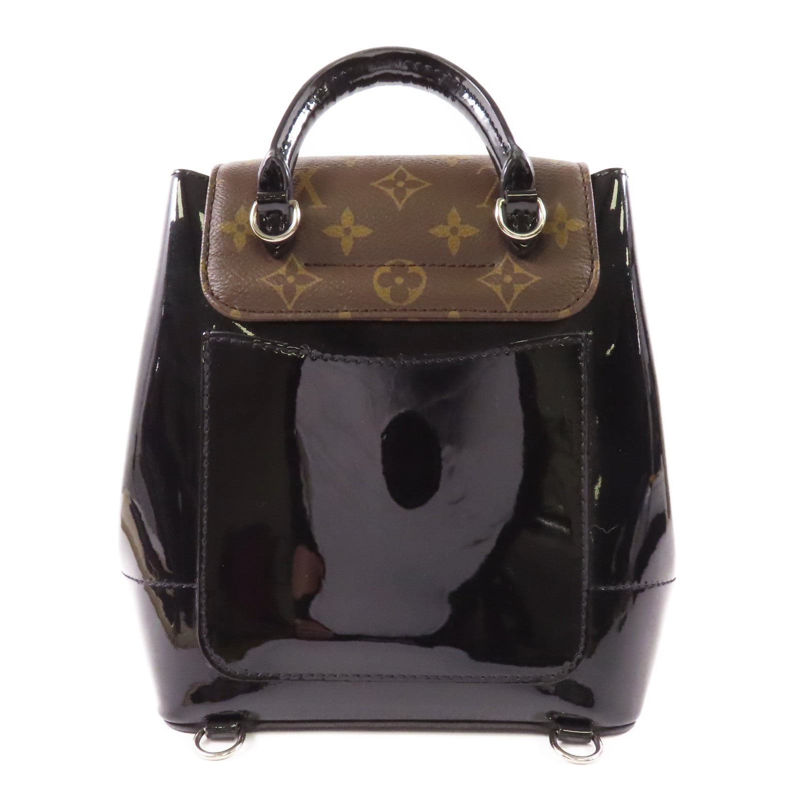 LOUIS VUITTON LV SHW Hot Springs M55769 Monogram Vernis Brown Black