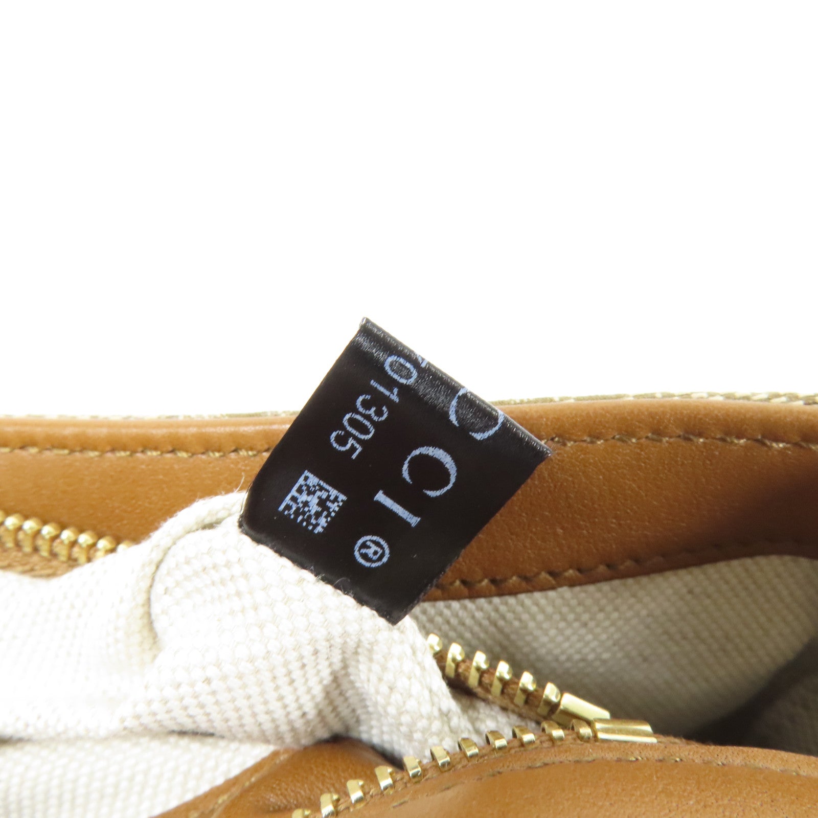 GUCCI 帆布Medium Blondie金扣手挽袋