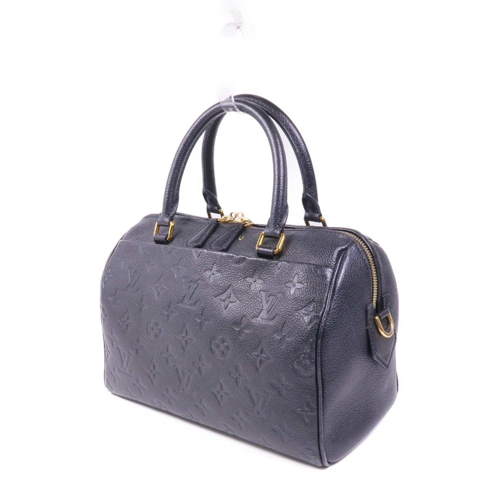 LOUIS VUITTON Monogram Empreinte Speedy Bandouliere 25金扣手挽肩背兩用袋