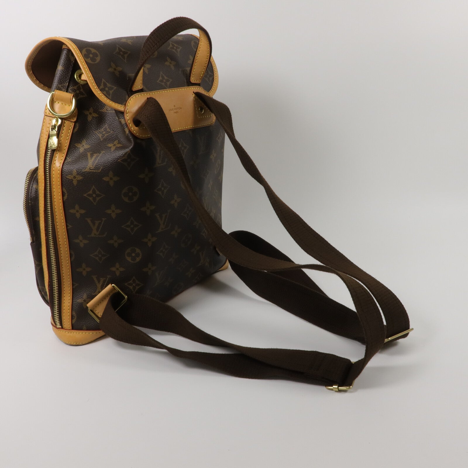LOUIS VUITTON Monogram Sac A Dos Bosphore背包棕色