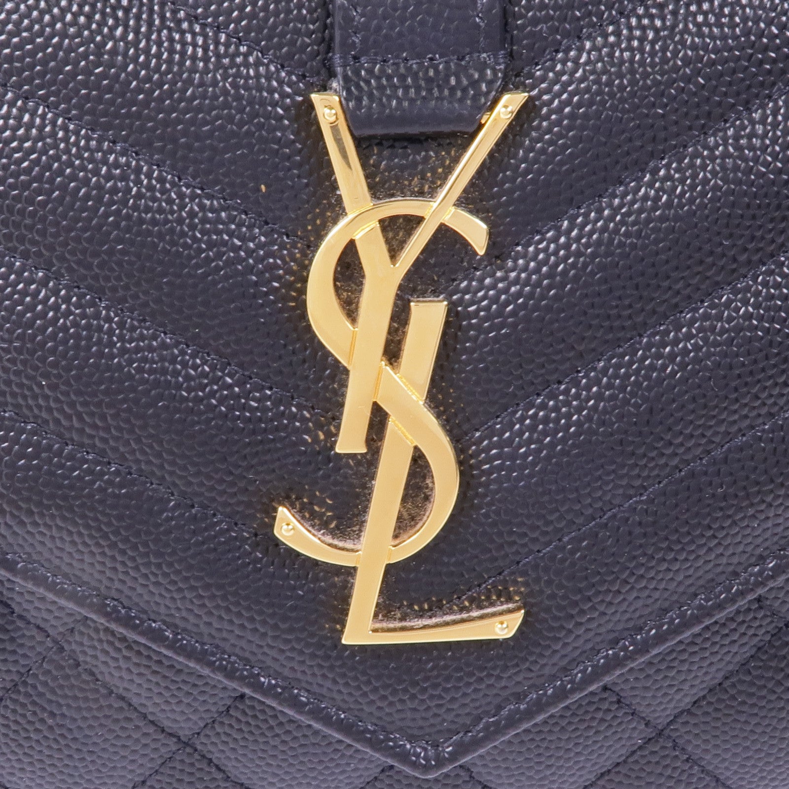SAINT LAURENT 牛皮皮革Envelope Small金扣鏈帶肩背袋