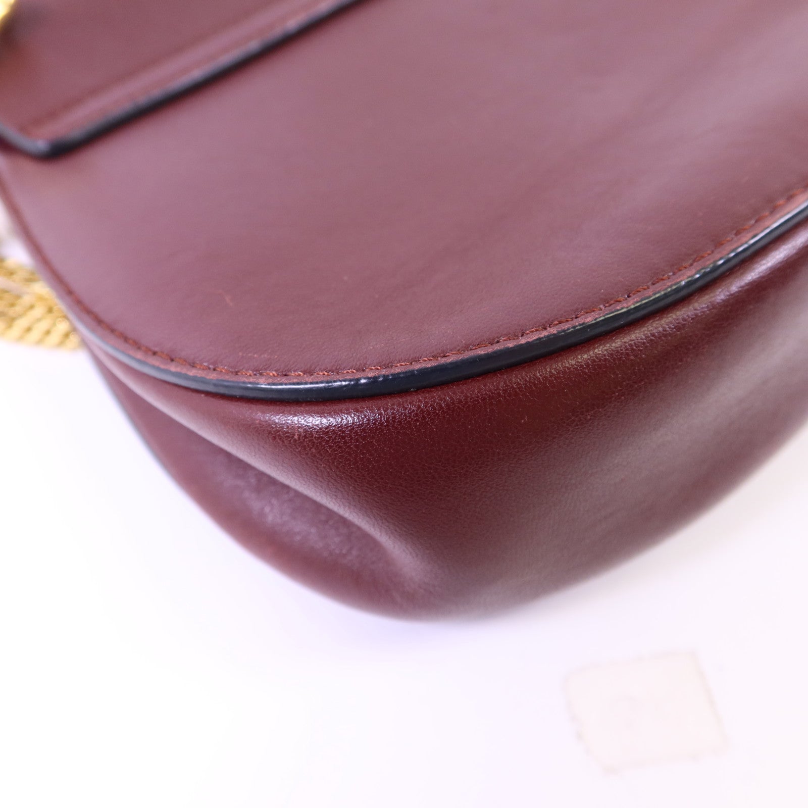 Chloe 【激減優惠】牛皮皮革/麂皮皮革Drew Shoulder Bag金扣鏈帶肩背袋