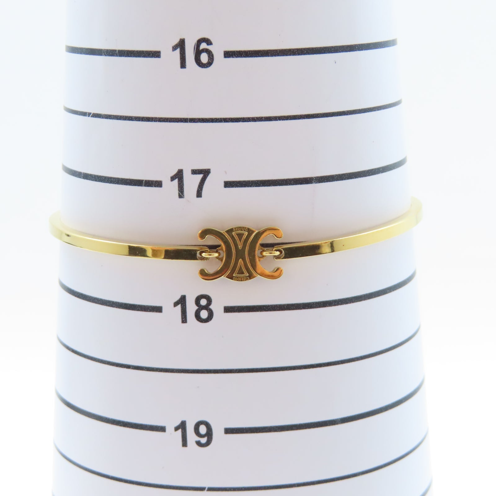 CELINE 金屬Articulated Bracelet手鐲金色