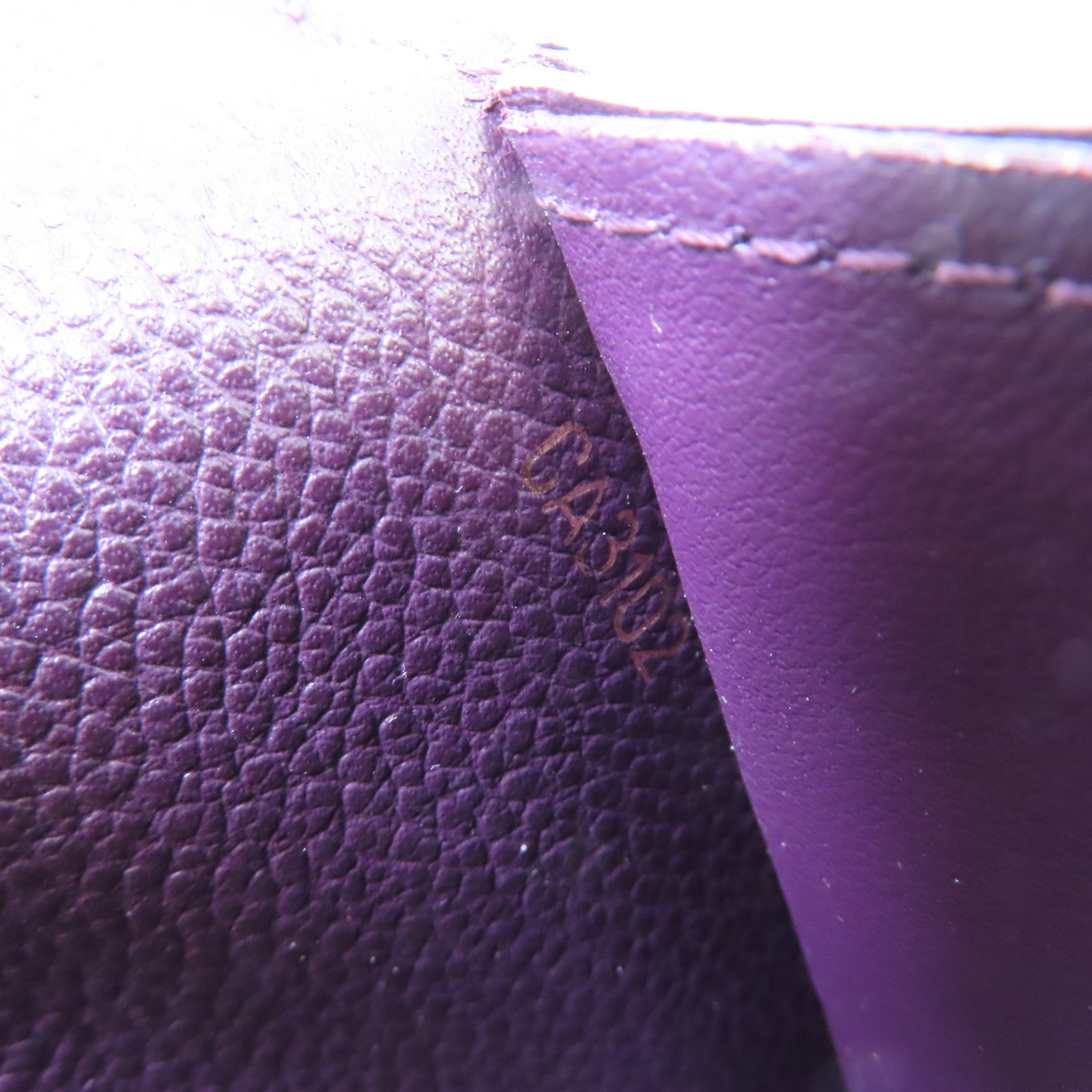 LOUIS VUITTON Monogram Empreinte Portefeuille Curieuse Long Wallet金扣長錢包紫色