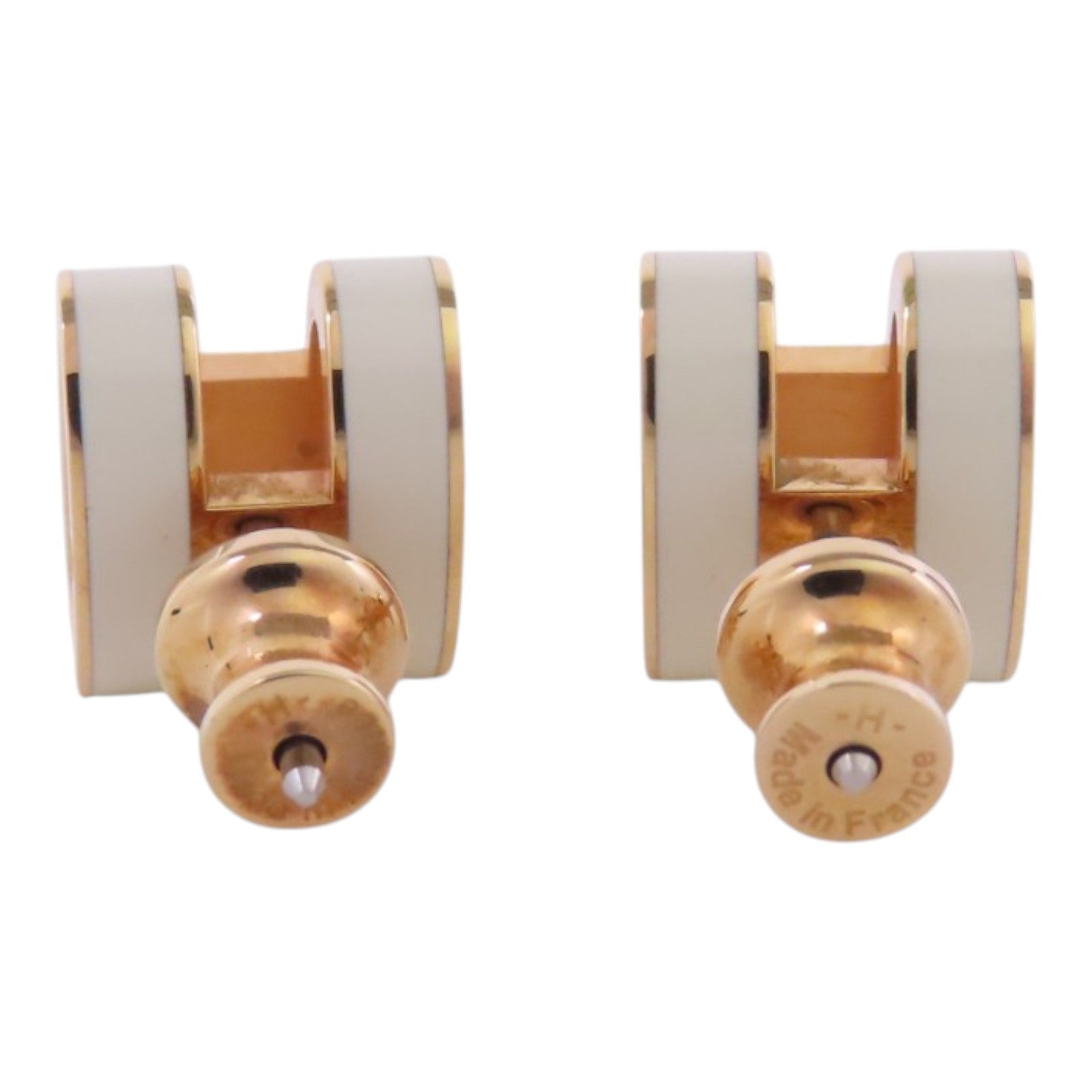 HERMES 金屬/琺瑯PoP H Earrings金扣耳環