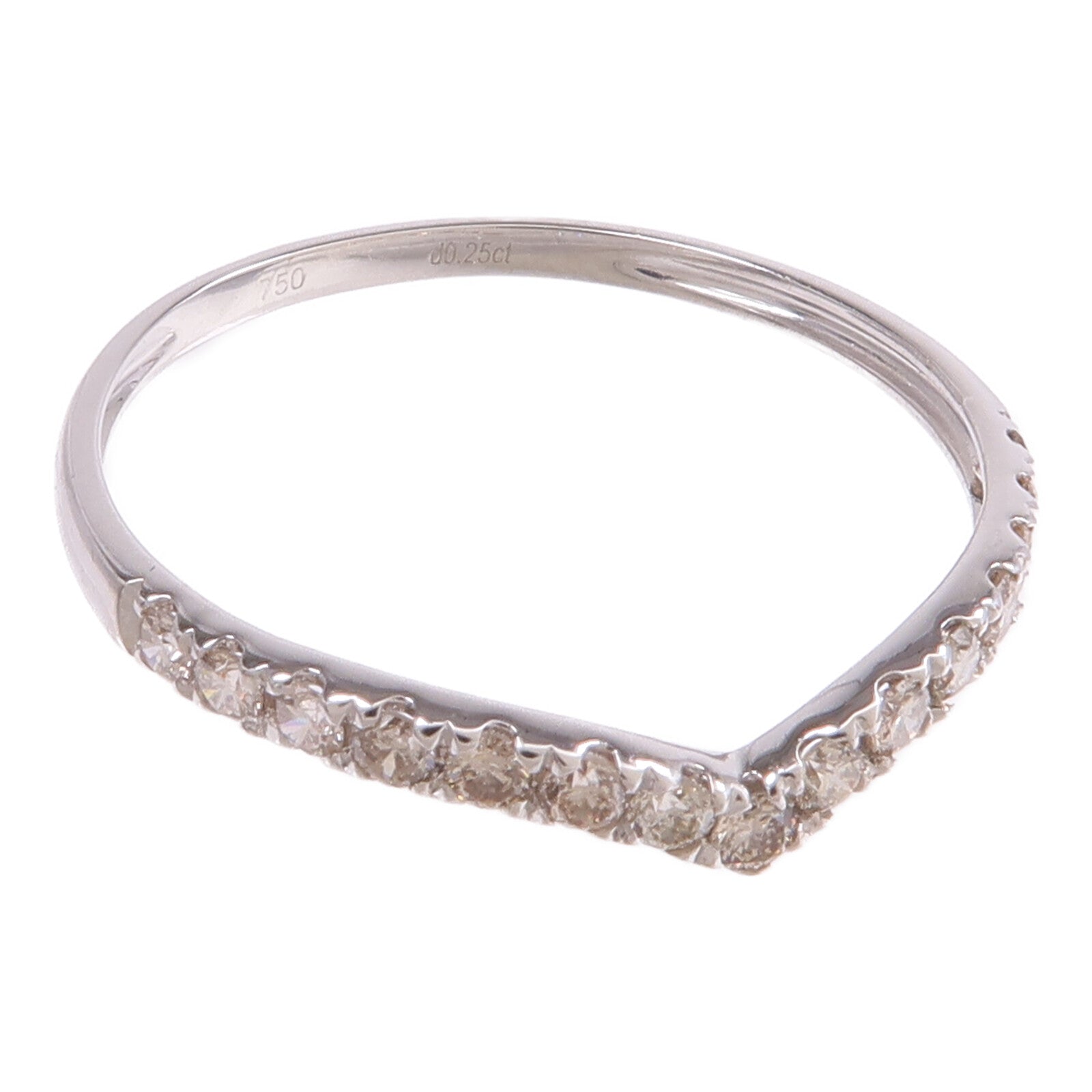 JEWELRY 18K白金Diamond Ring鑽石戒指US#7.25