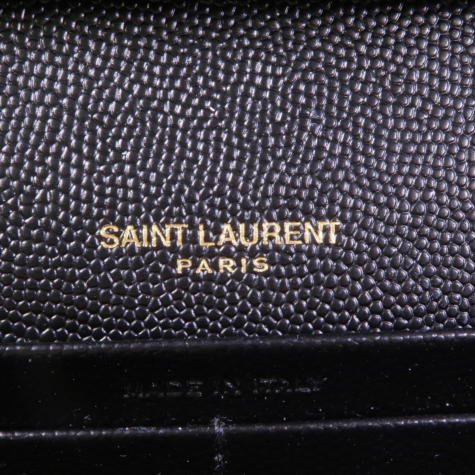 SAINT LAURENT 牛皮皮革Envelope Small金扣鏈帶肩背袋