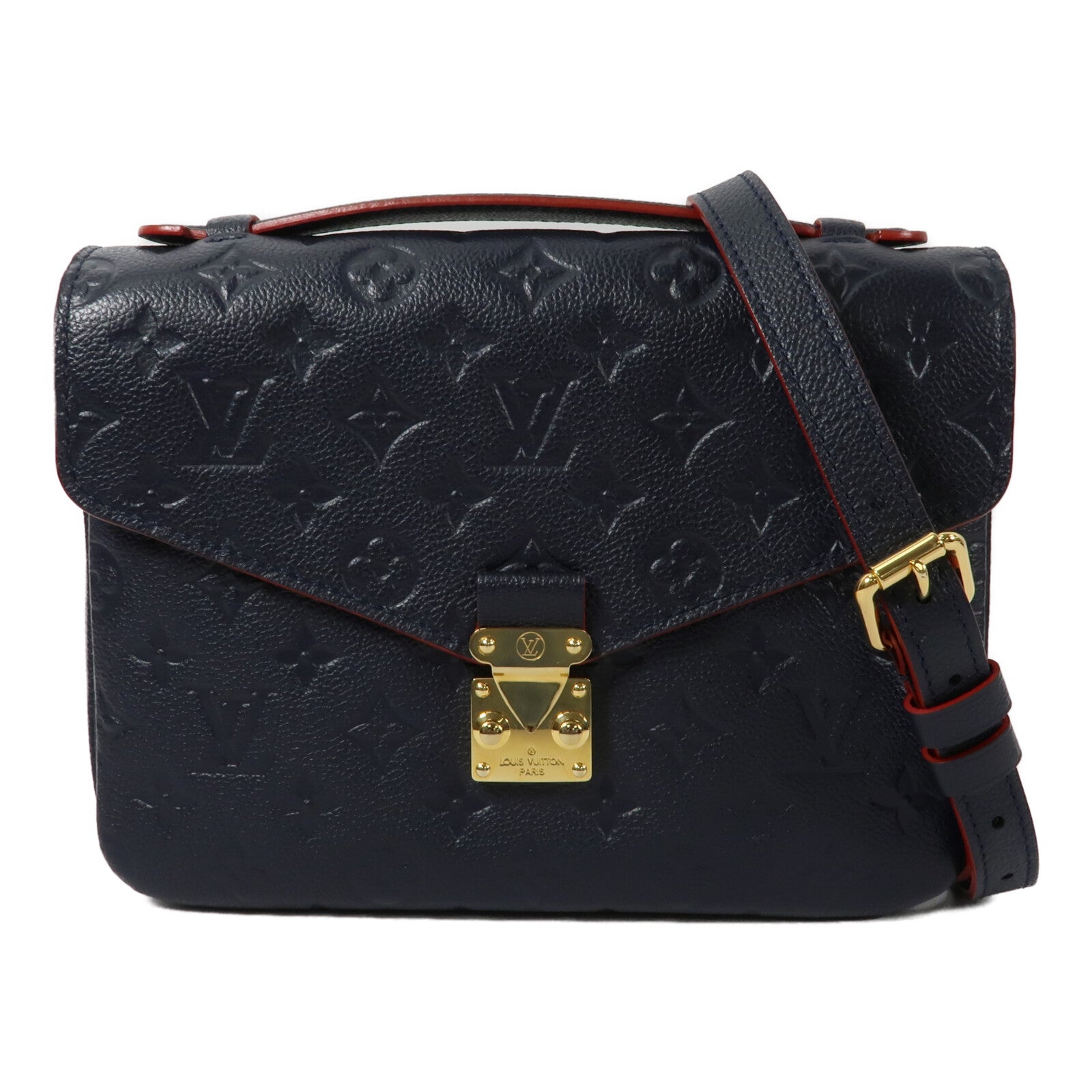 LOUIS VUITTON Monogram Empreinte Pochette Metis手挽肩背兩用袋