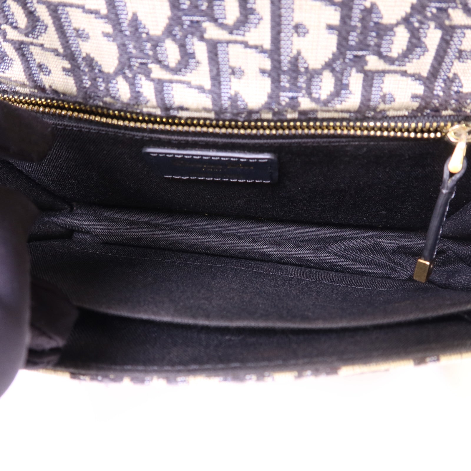 Dior 帆布Montaigne金扣肩背袋