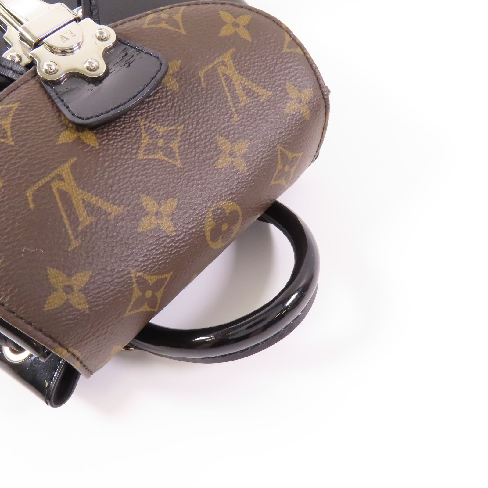 LOUIS VUITTON LV SHW Hot Springs M55769 Monogram Vernis Brown Black