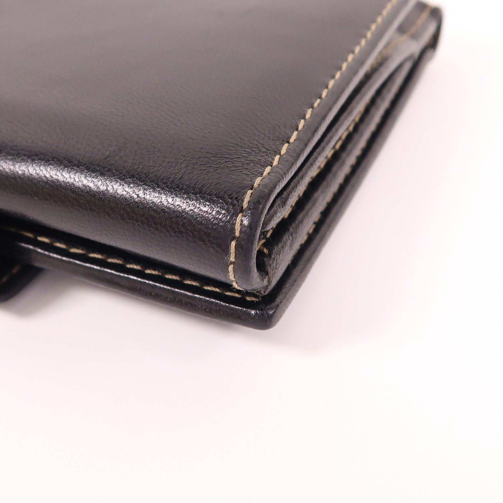 GUCCI 牛皮皮革Wallet銀扣錢包