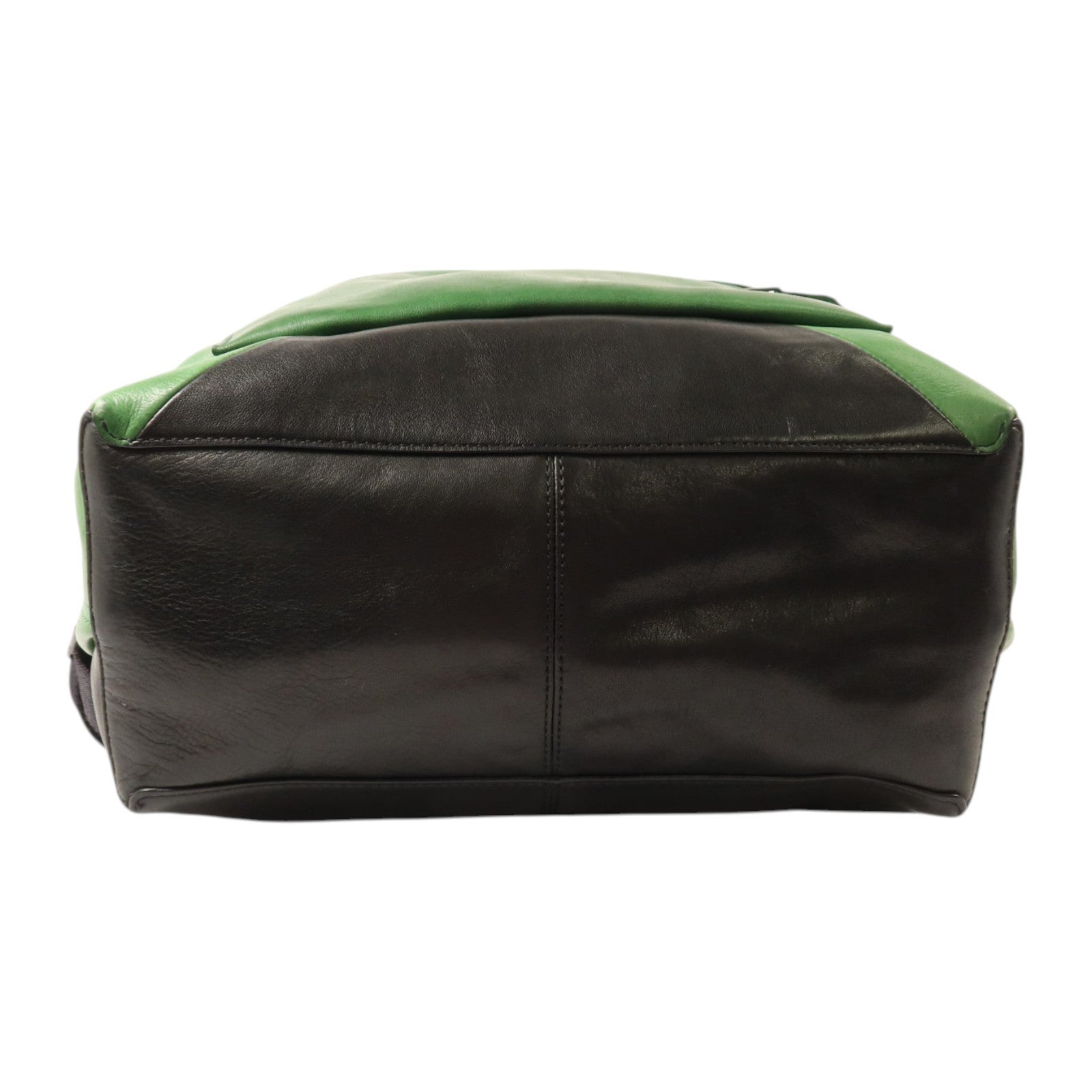 COACH 牛皮皮革Rucksack銀扣背包