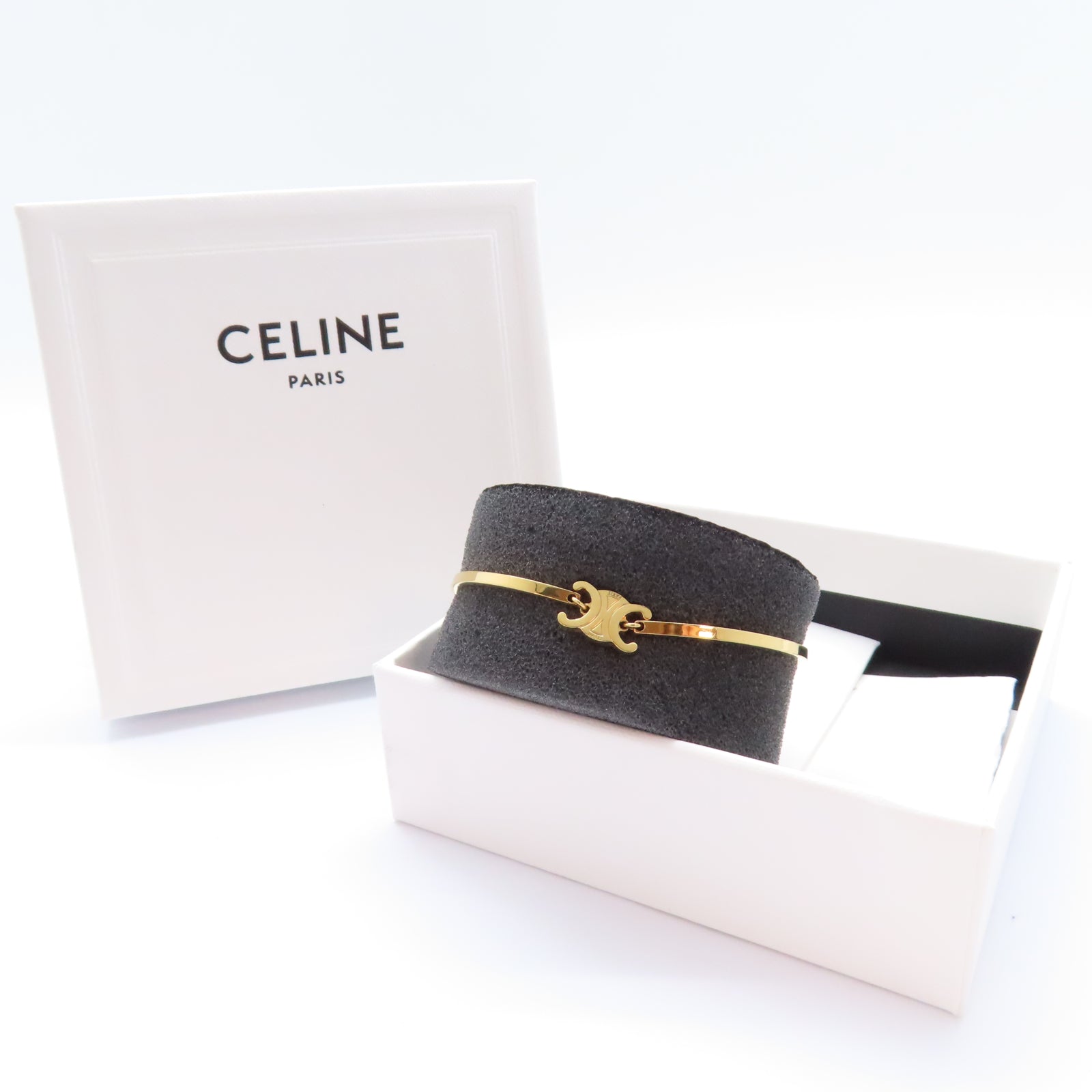 CELINE 金屬Articulated Bracelet手鐲金色