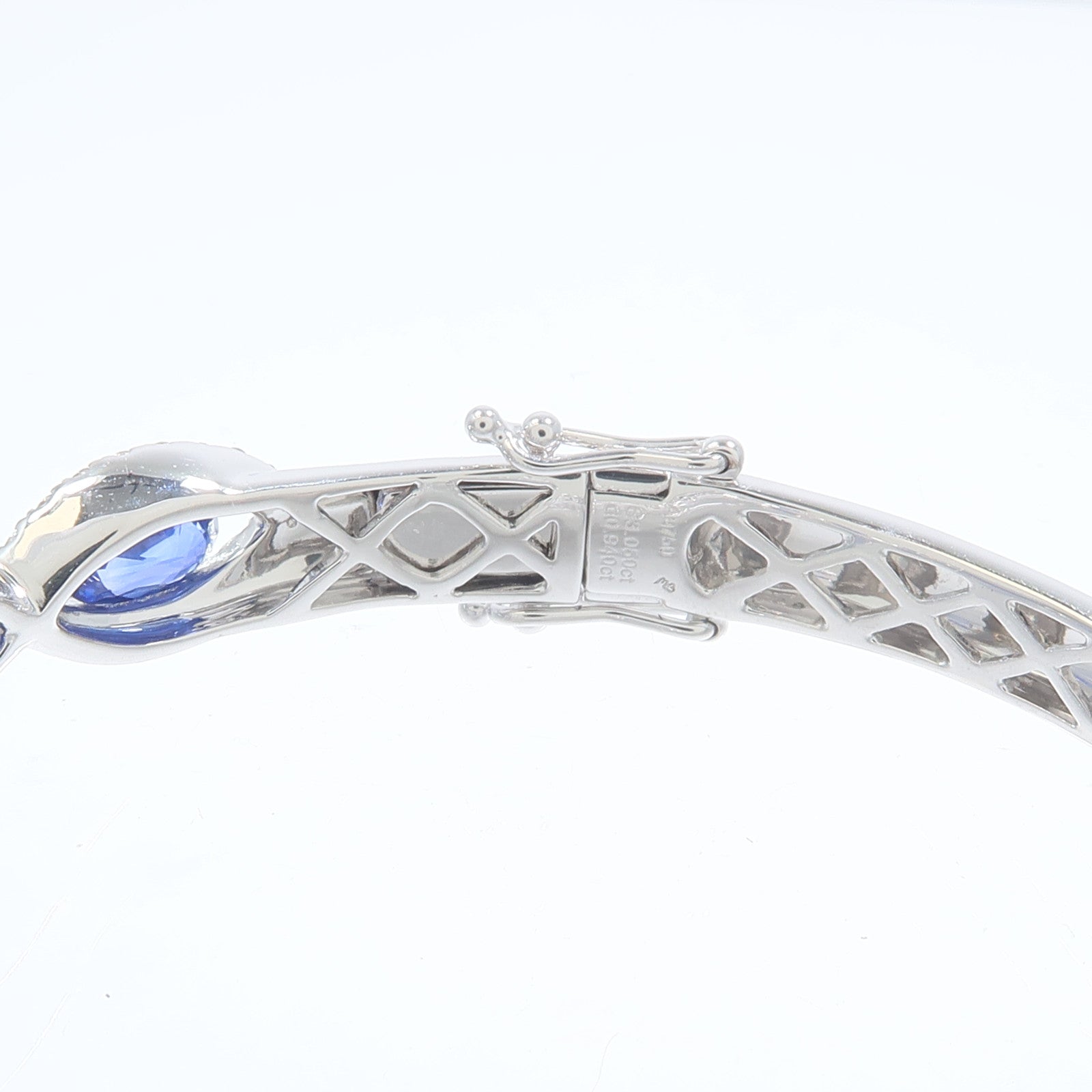 JEWELRY 18K白金Sapphire Diamond Bracelet藍寶石/鑽石手鏈