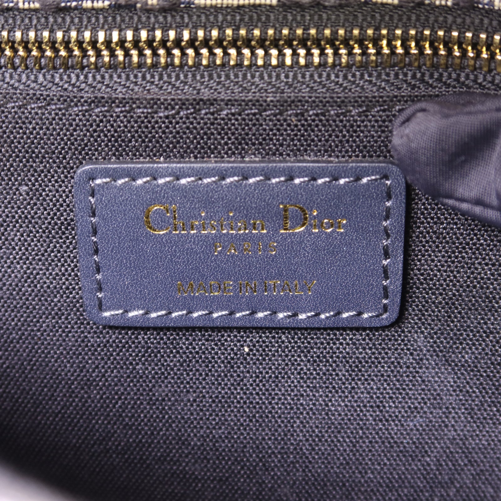 Dior 帆布Montaigne金扣肩背袋