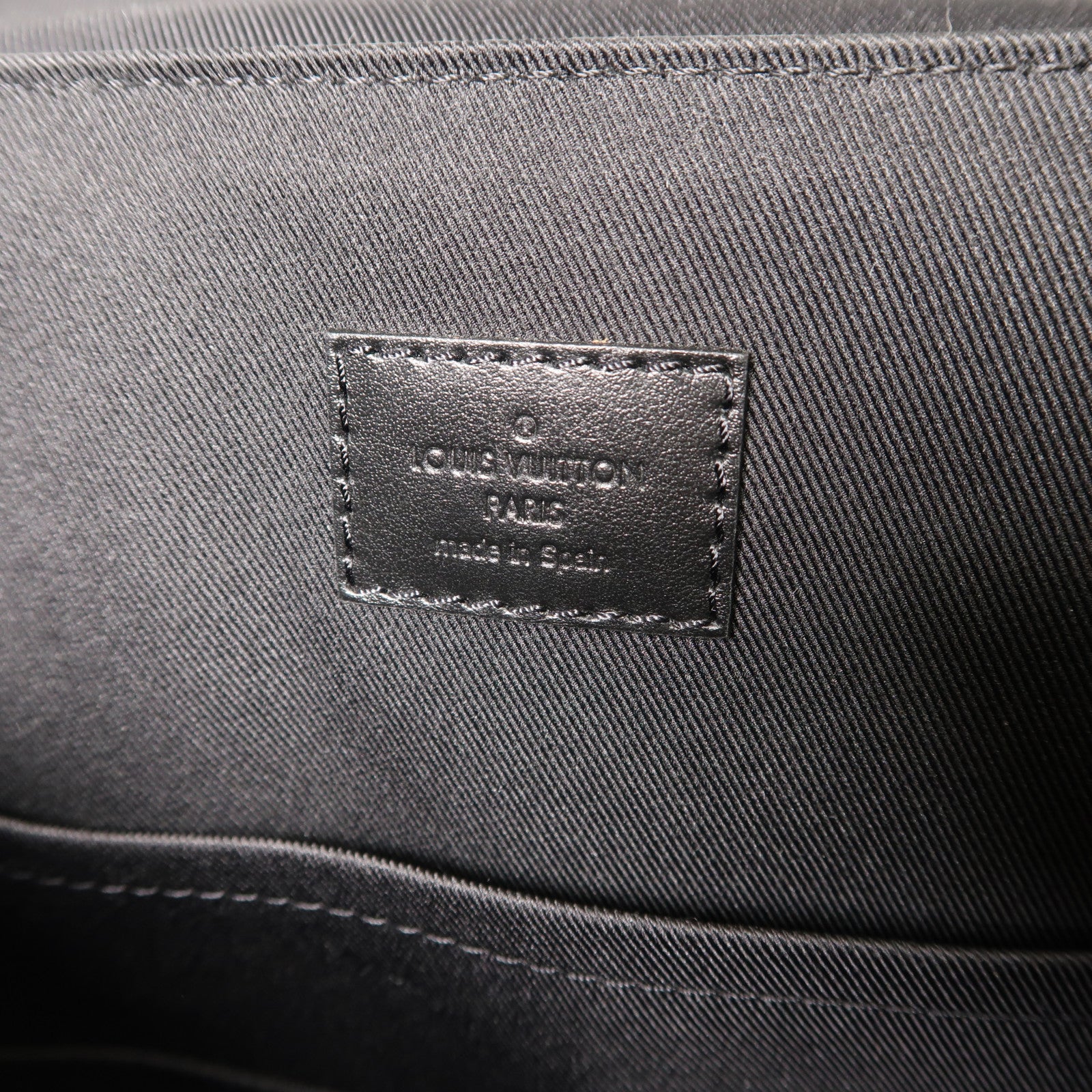 LOUIS VUITTON 【激減優惠】Monogram Eclipse Trio Backpack黑扣背包黑色