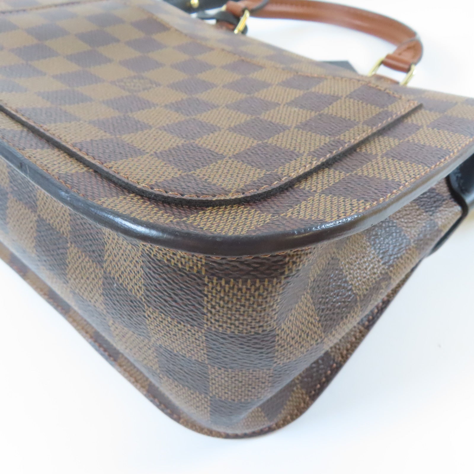 LOUIS VUITTON Damier Beaumarchais金扣手挽肩背兩用袋啡色
