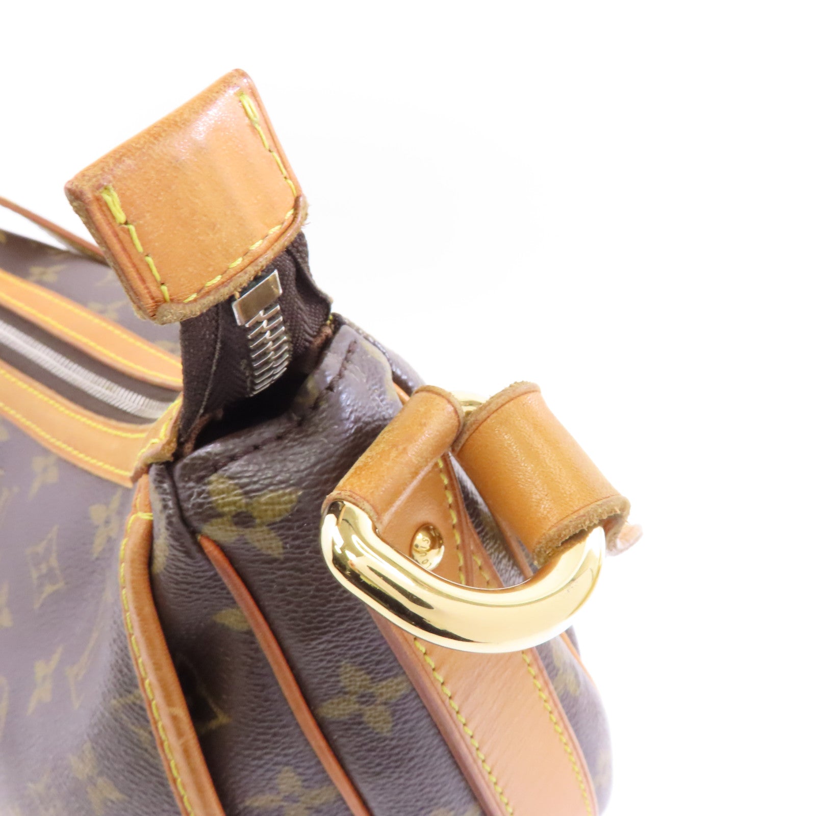 LOUIS VUITTON Monogram Mini Croisette Tulum PM金扣肩背袋啡色