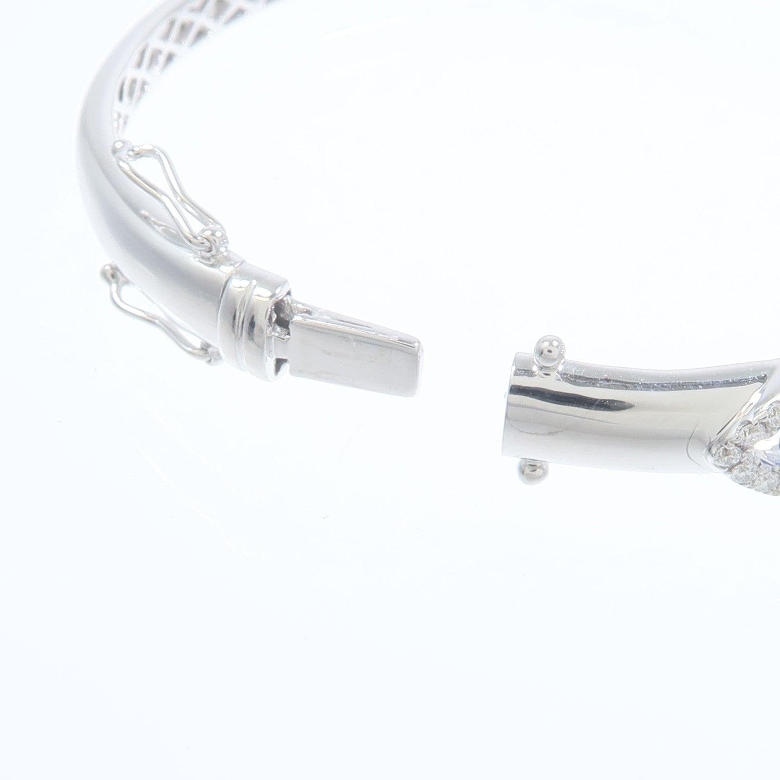 JEWELRY 18K白金Sapphire Diamond Bracelet藍寶石/鑽石手鏈