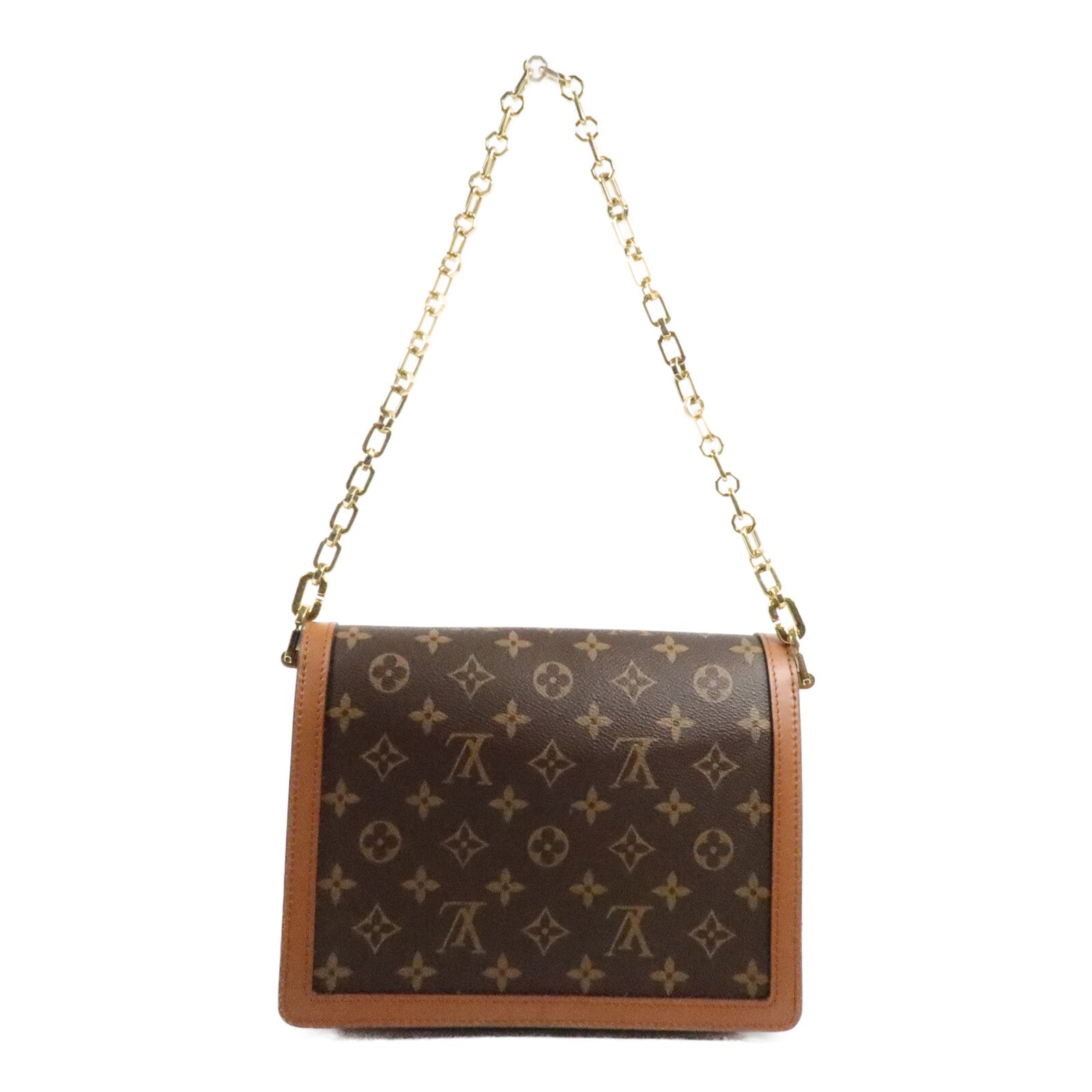 LOUIS VUITTON Monogram Reverse Dauphine MM肩背袋