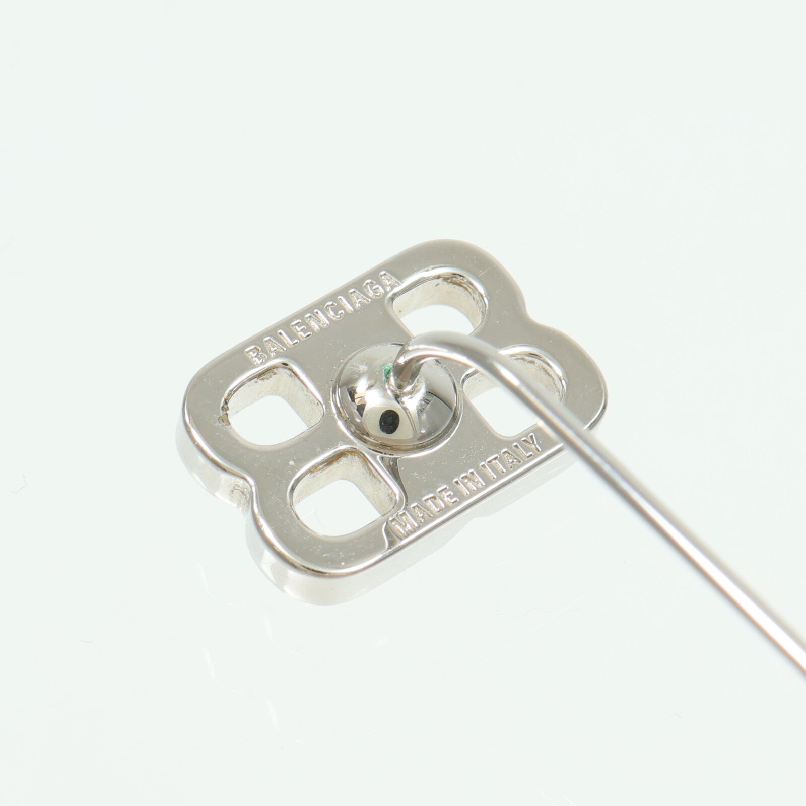 BALENCIAGA 金屬BB Pin Earrings耳環