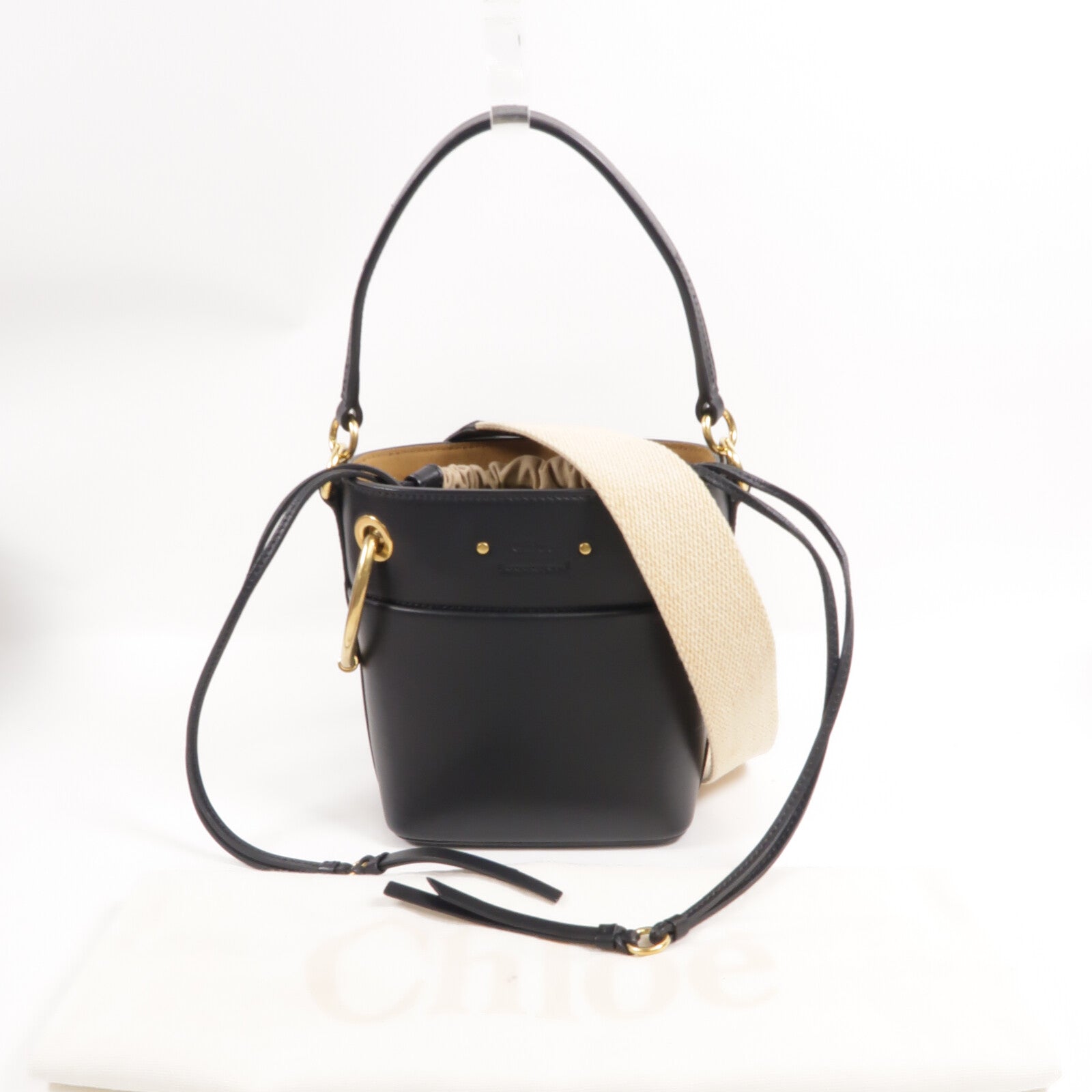 Chloe 牛皮皮革Roy Bucket手挽肩背兩用袋