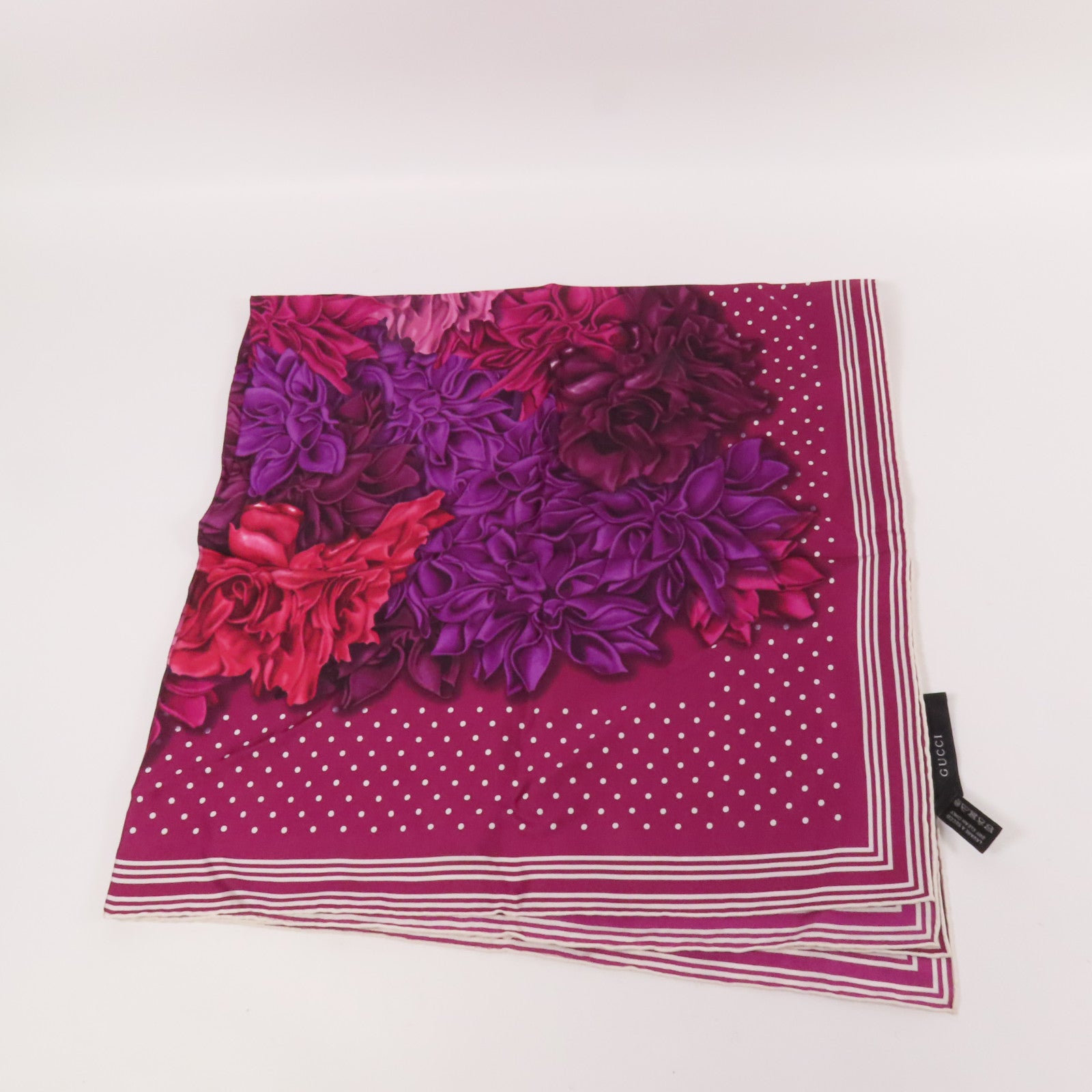 GUCCI 絲質Scarf 120x120絲巾