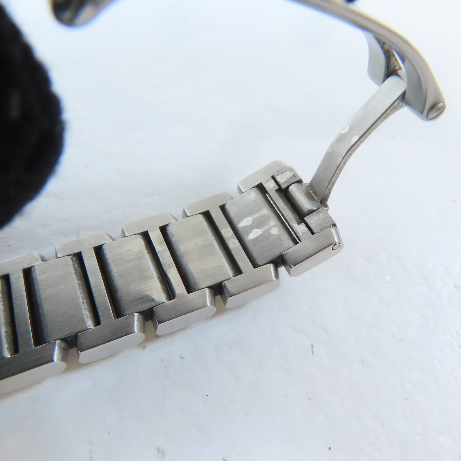 CARTIER Tank Francaise不鏽鋼手錶石英機芯白色#13.75cm