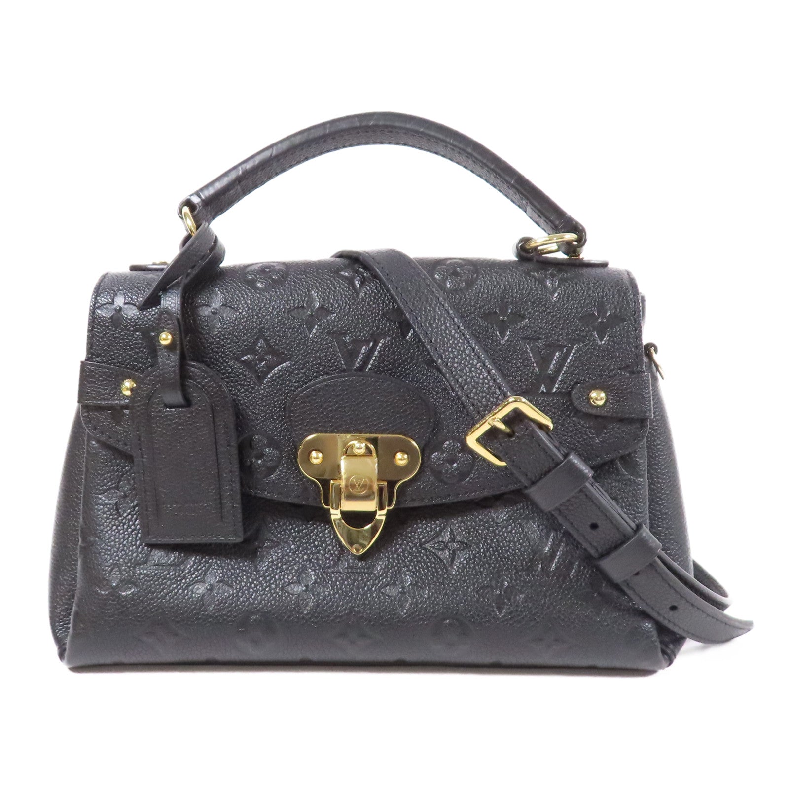 LOUIS VUITTON Monogram Empreinte Georges BB金扣手挽肩背兩用袋
