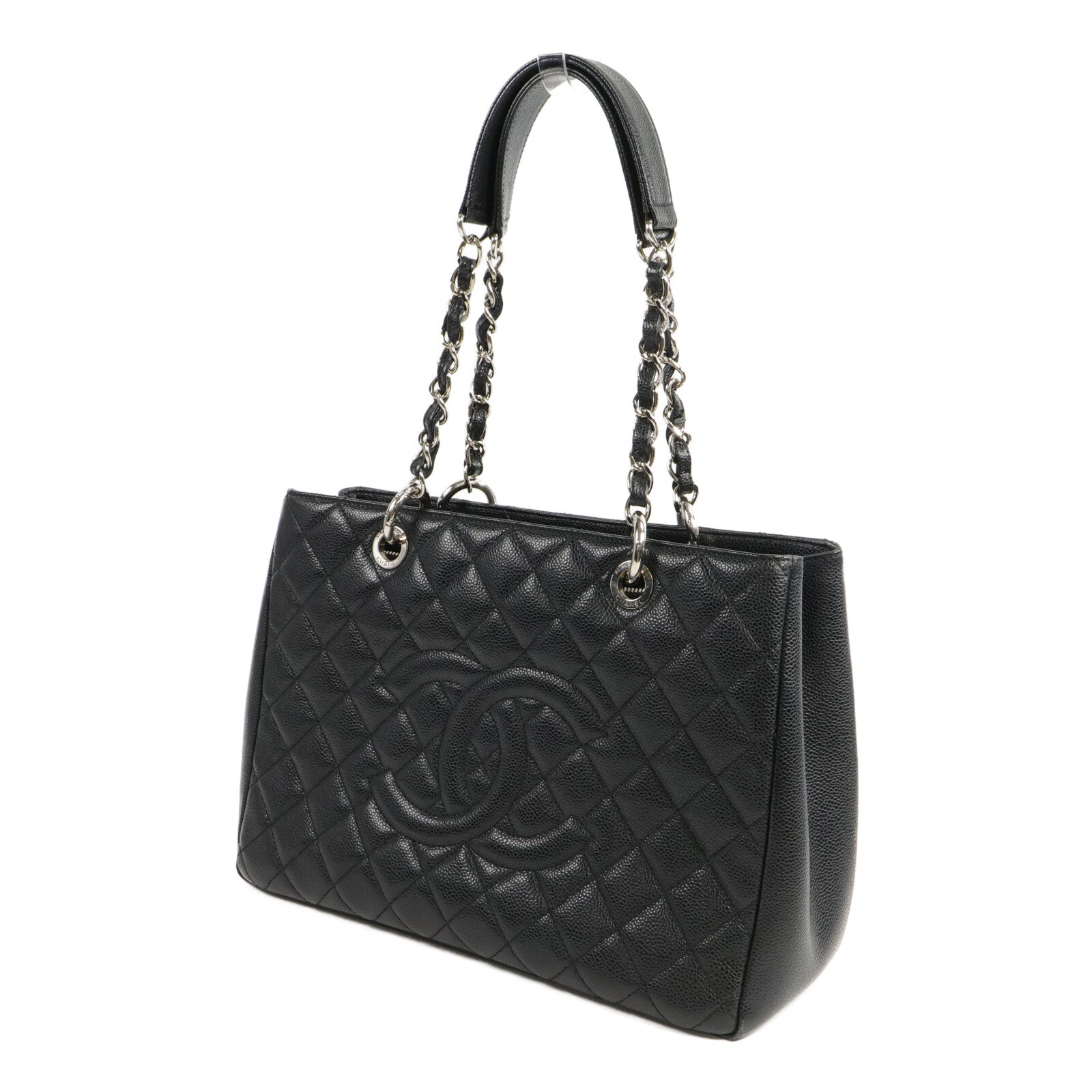 CHANEL 牛皮皮革GST Grand Shopping Tote Bag鏈帶手挽袋