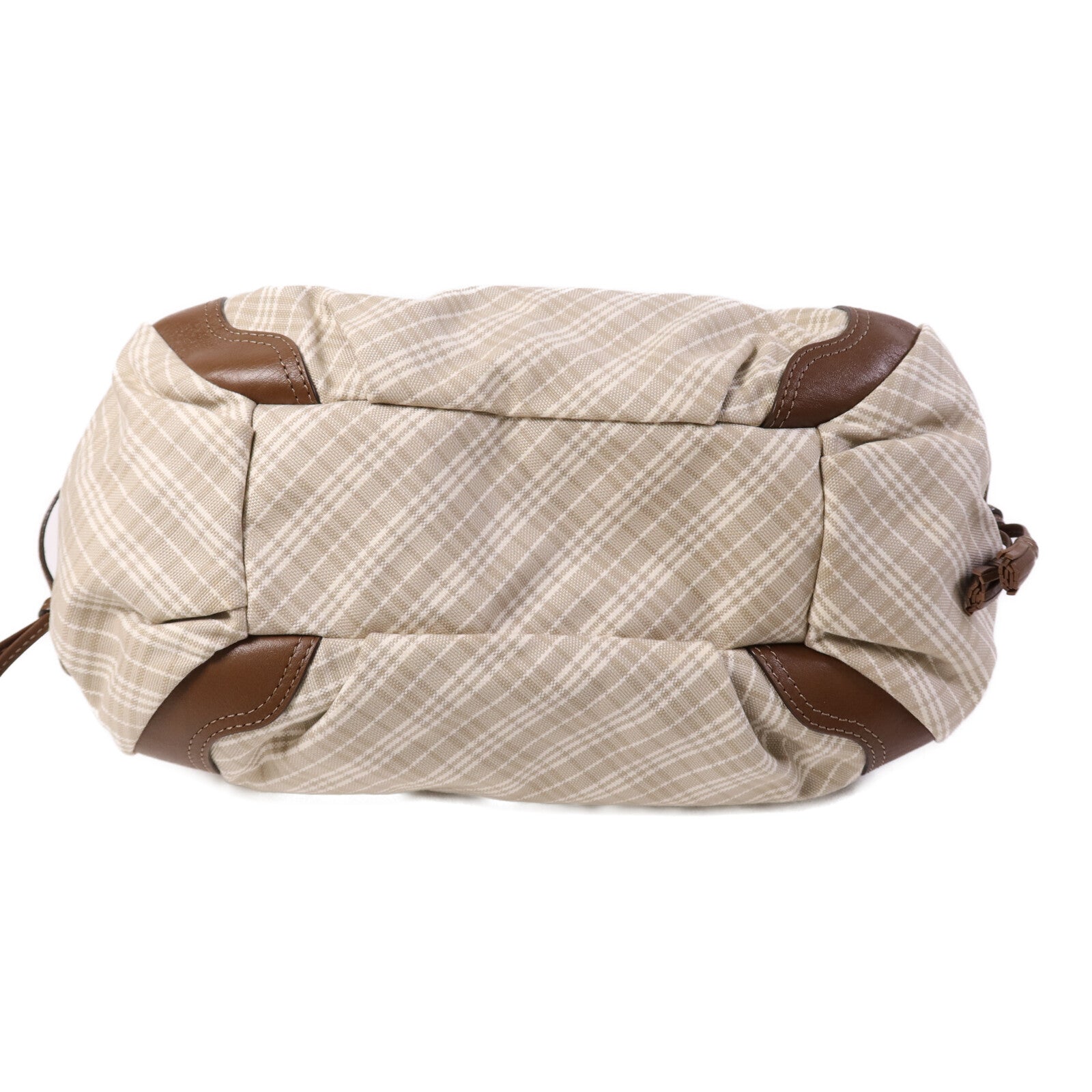 BURBERRY 帆布2 Way Shoulder Bag金扣手挽肩背兩用袋