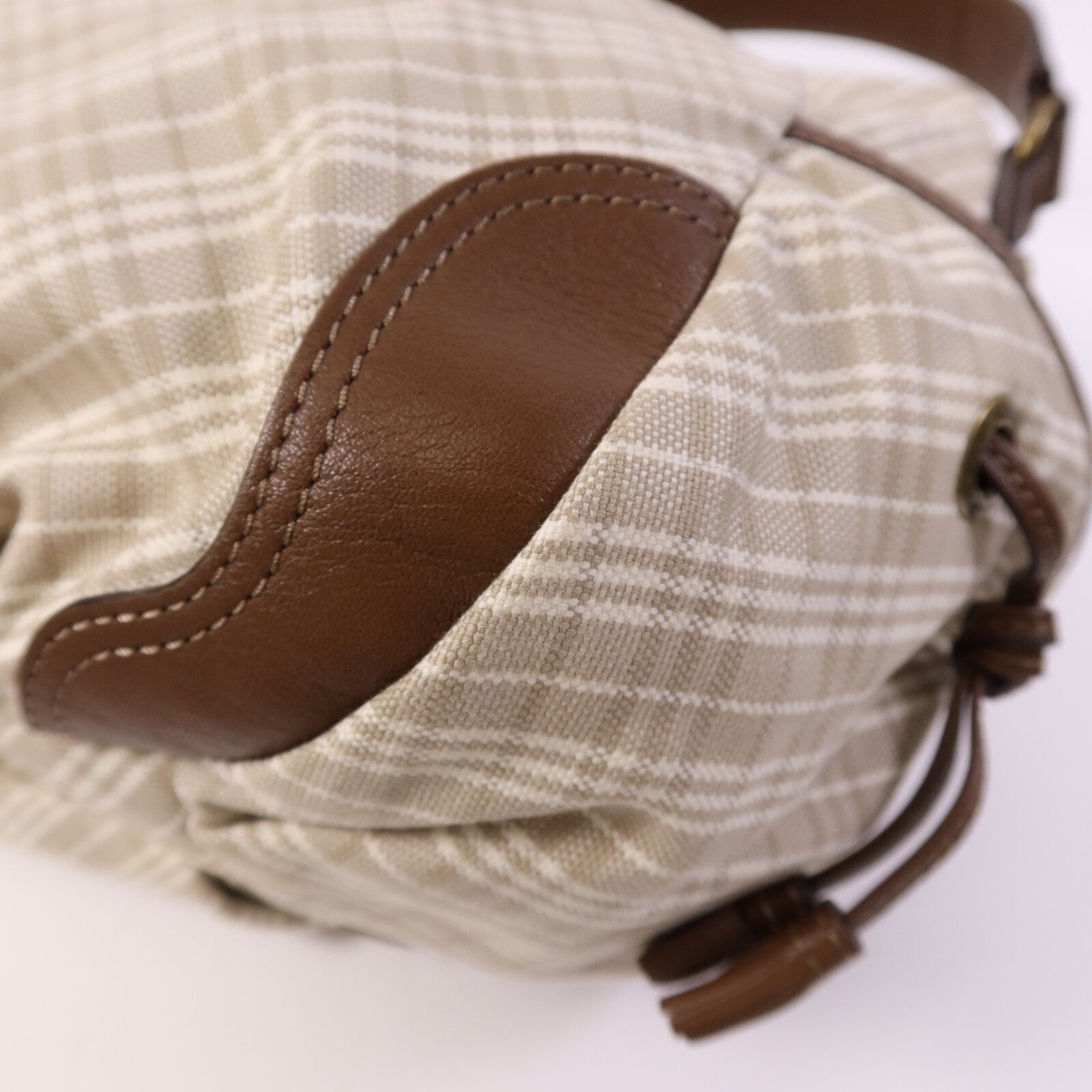 BURBERRY 帆布2 Way Shoulder Bag金扣手挽肩背兩用袋
