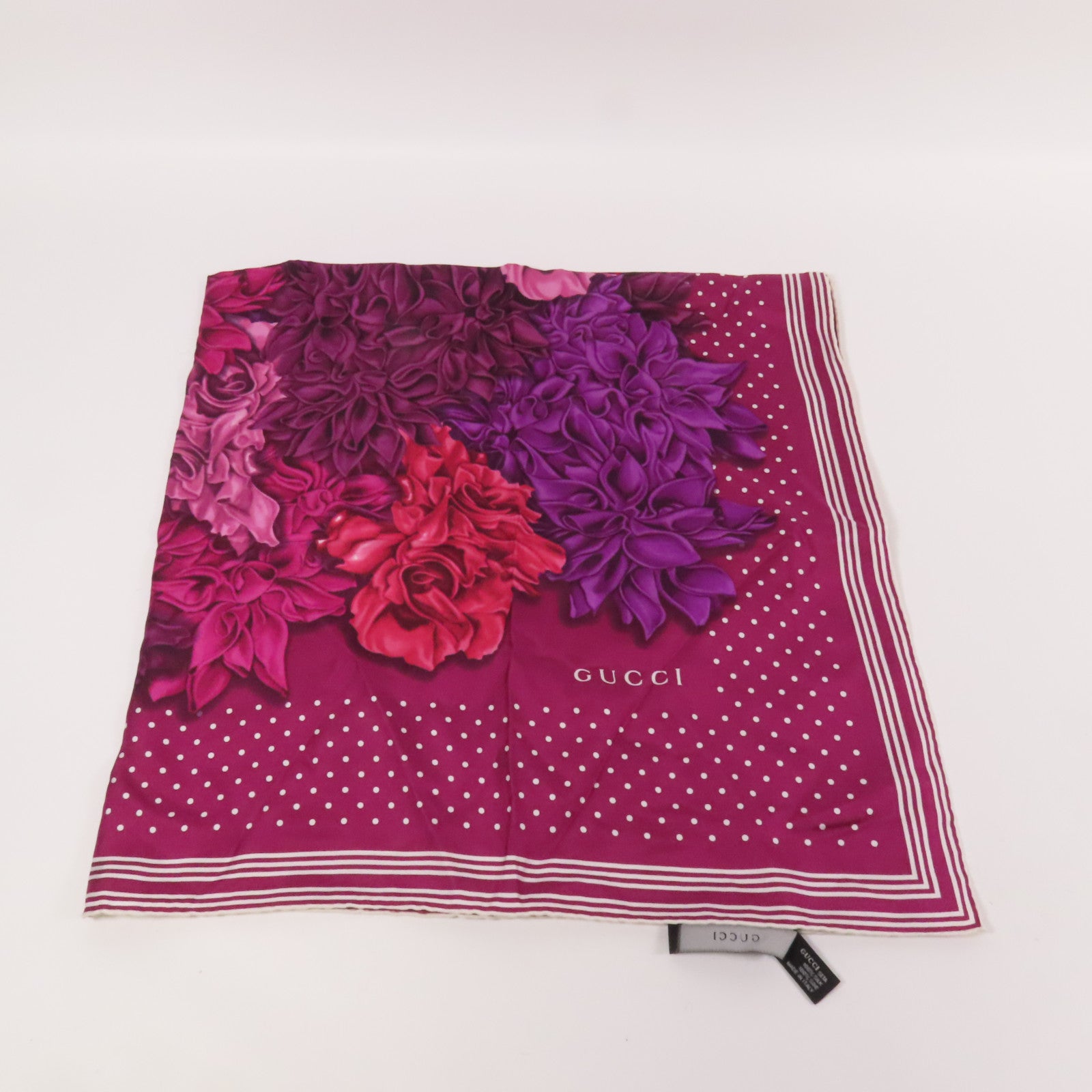 GUCCI 絲質Scarf 120x120絲巾