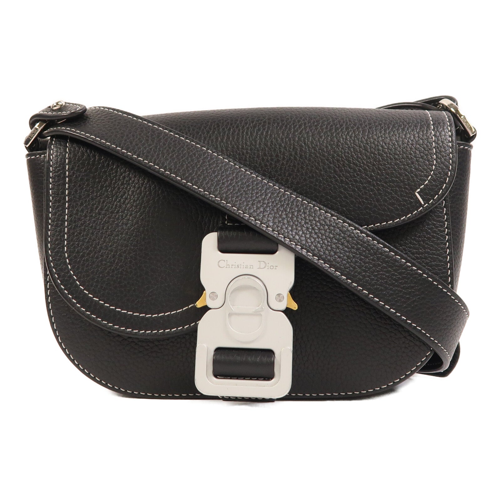 Dior 牛皮皮革Mini Saddle Messenger肩背袋
